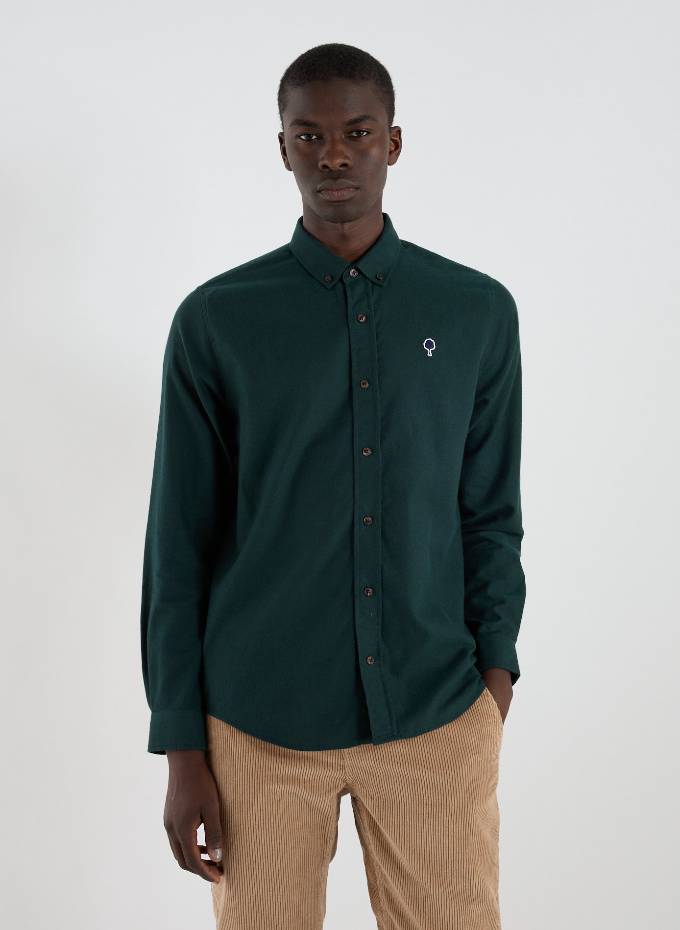 FAGUO Chemise en coton Vert