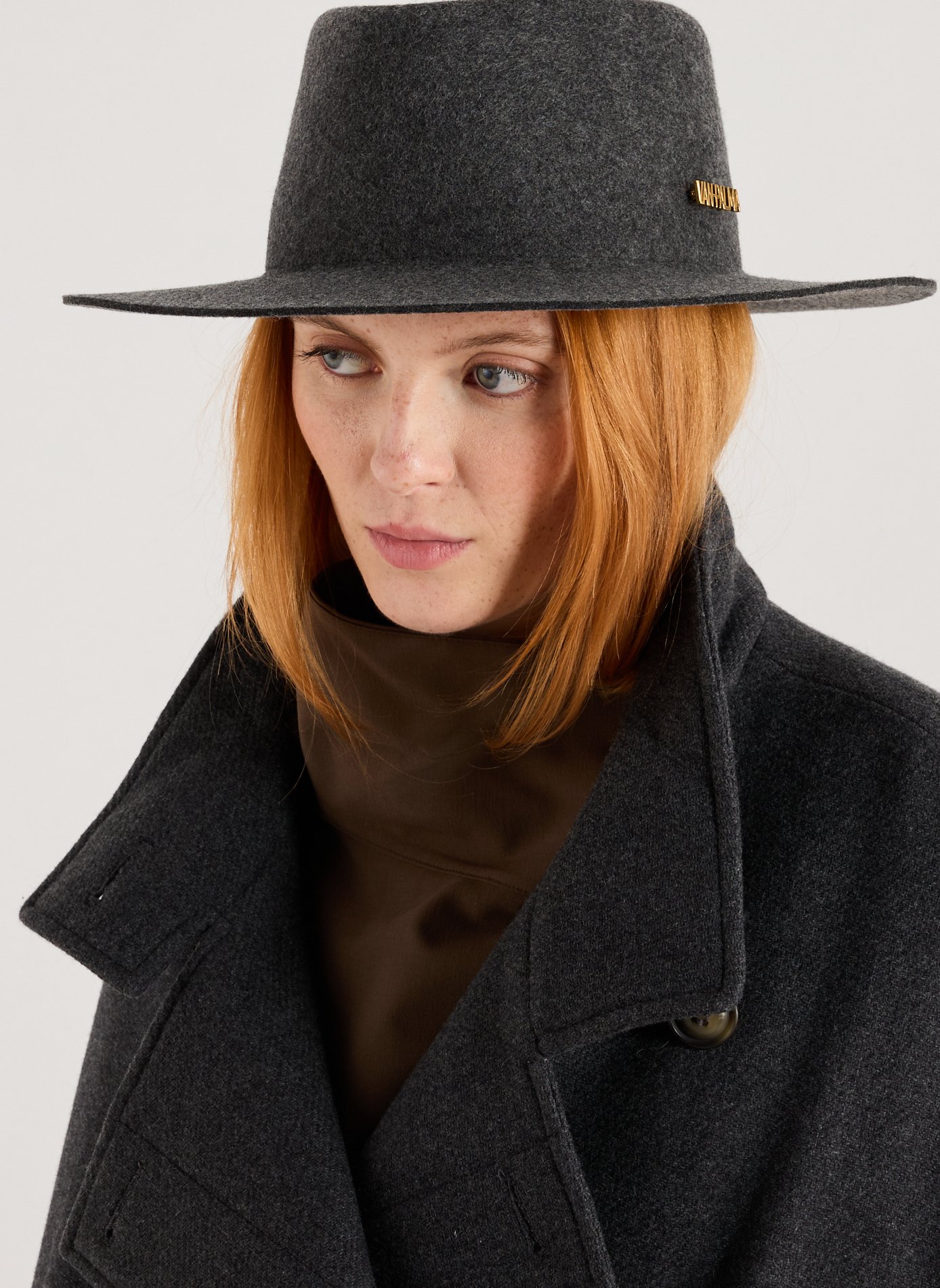 Oversized wool blend coat TRENCH & COAT Grey