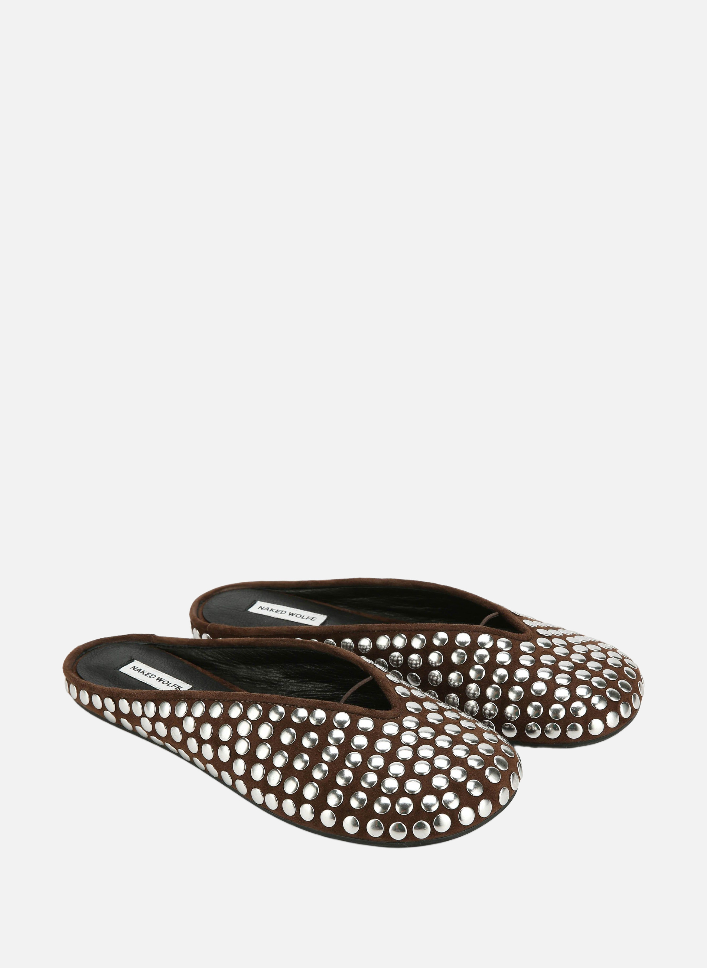 Mules pippa NAKED WOLFE Marron