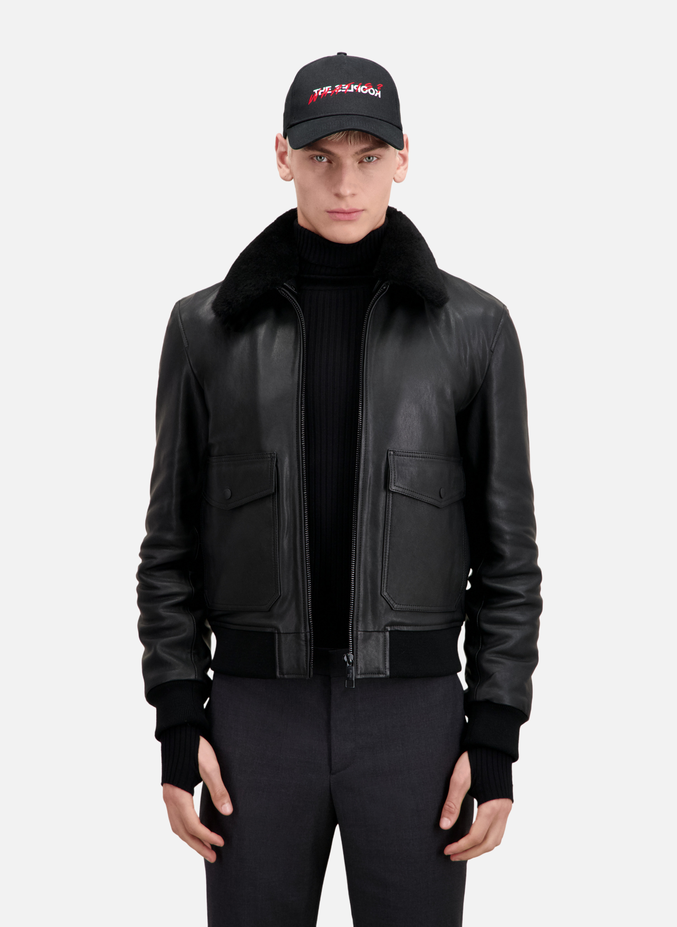 Casquette coton logo what is THE KOOPLES Noir