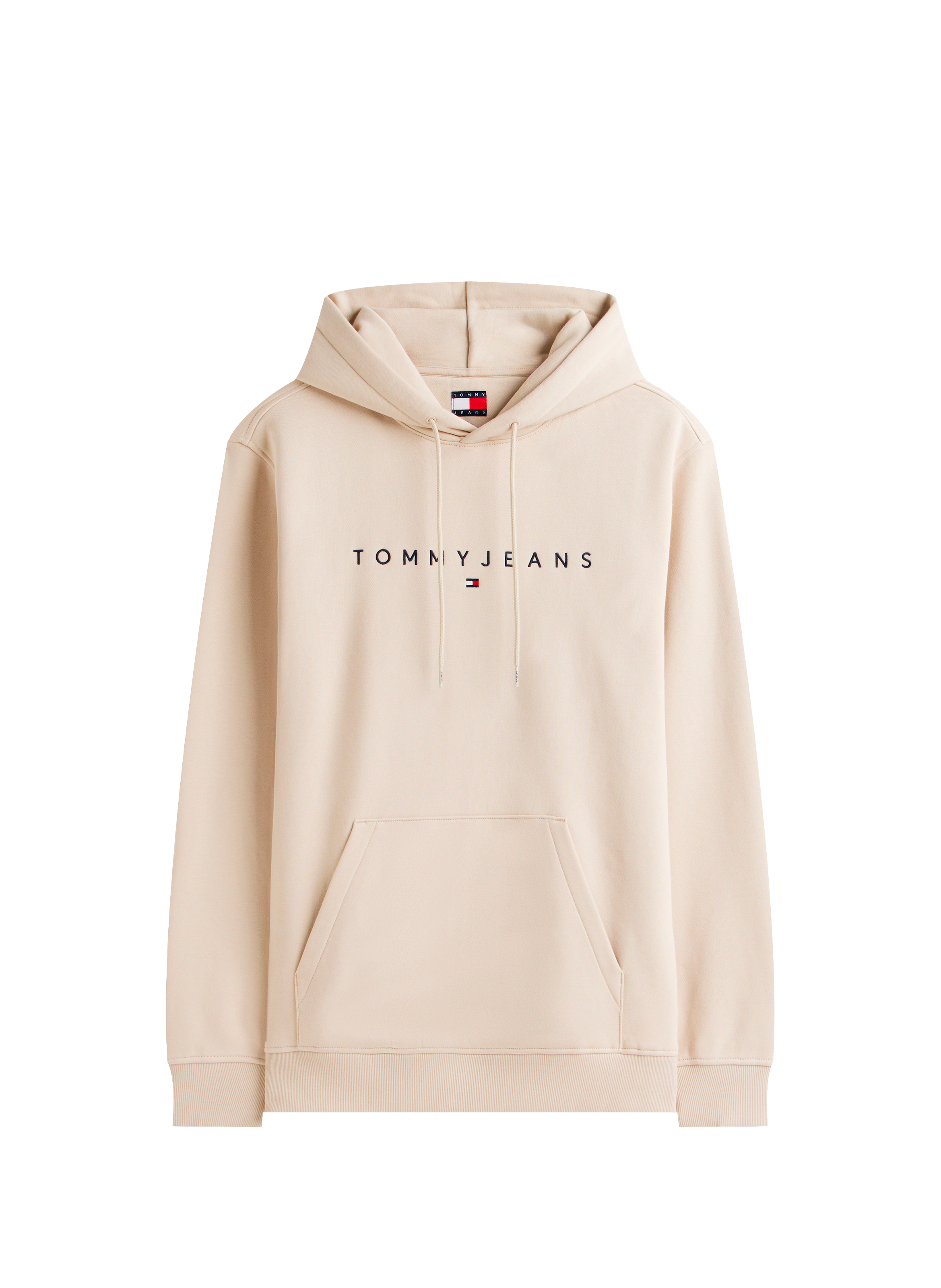 Hoodie with embroidered logo TOMMY HILFIGER Beige