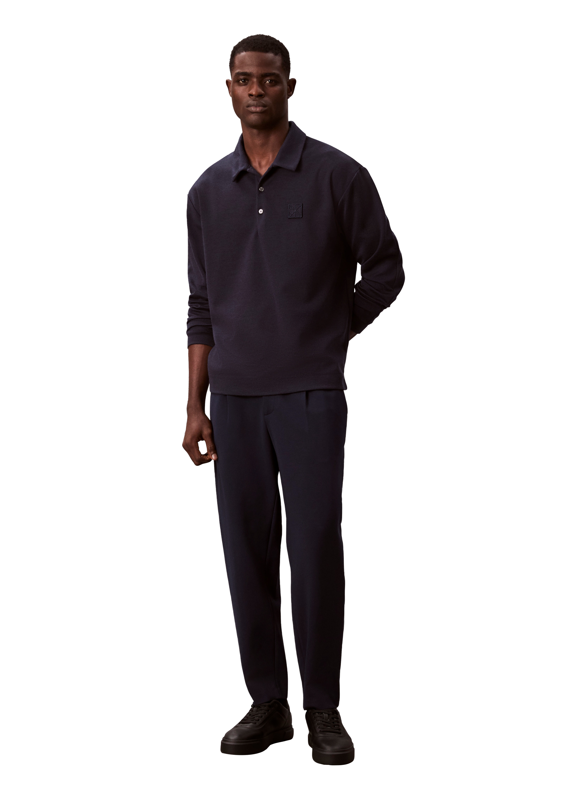 Tapered Cropped Pants CALVIN KLEIN Blue