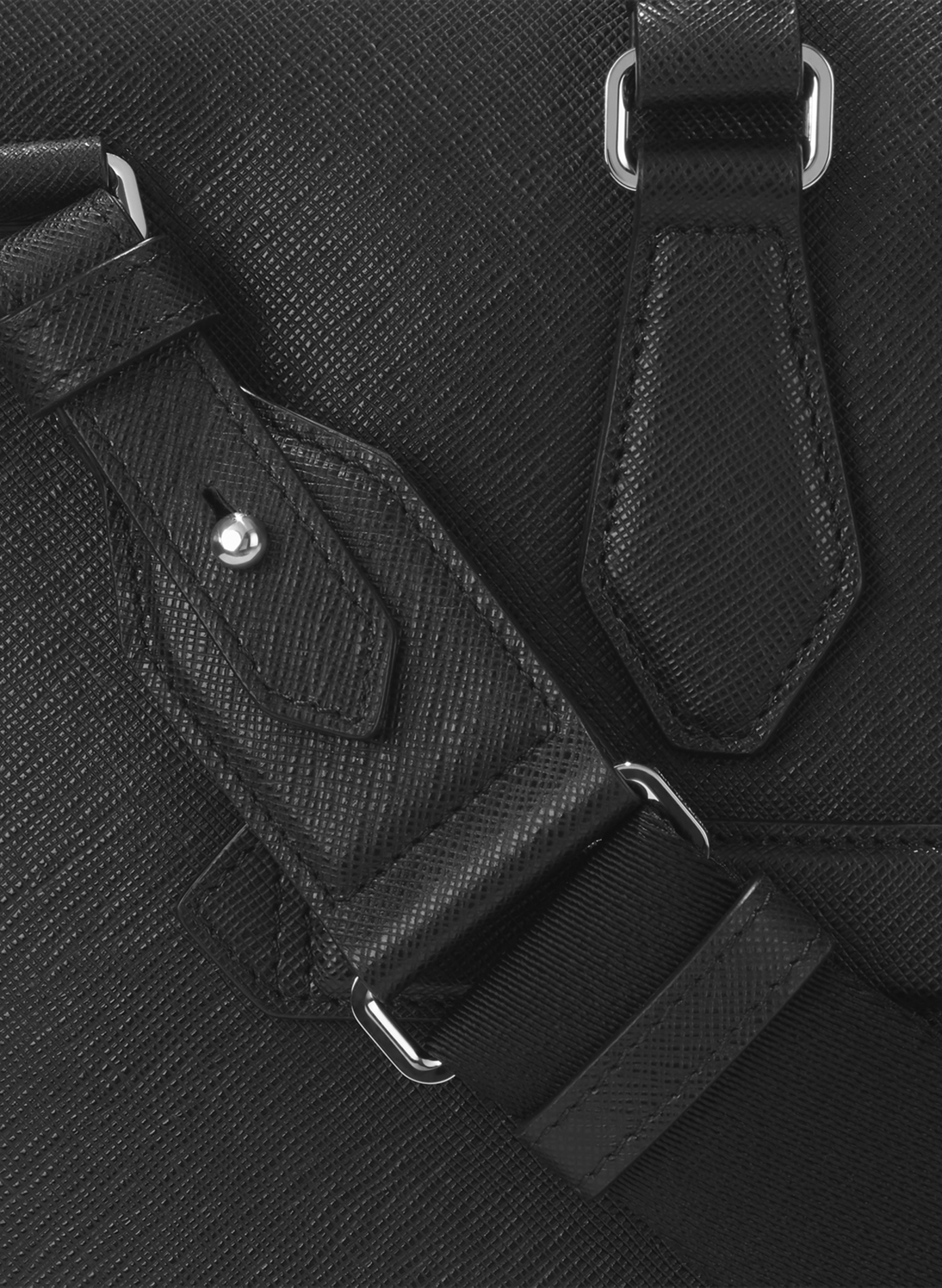 Medium leather document holder MONTBLANC Black