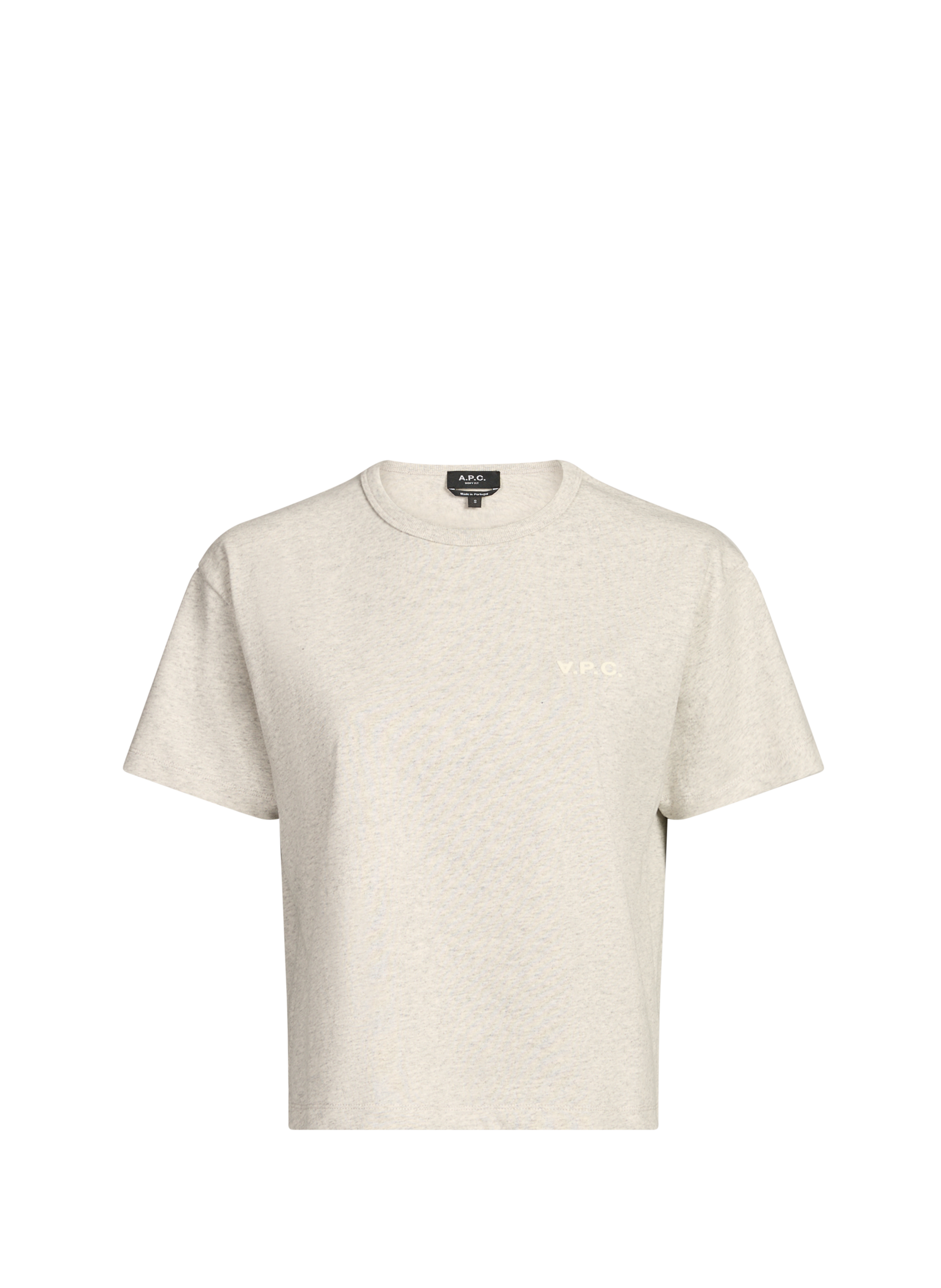 Classic Cotton T-Shirt A.P.C. Beige