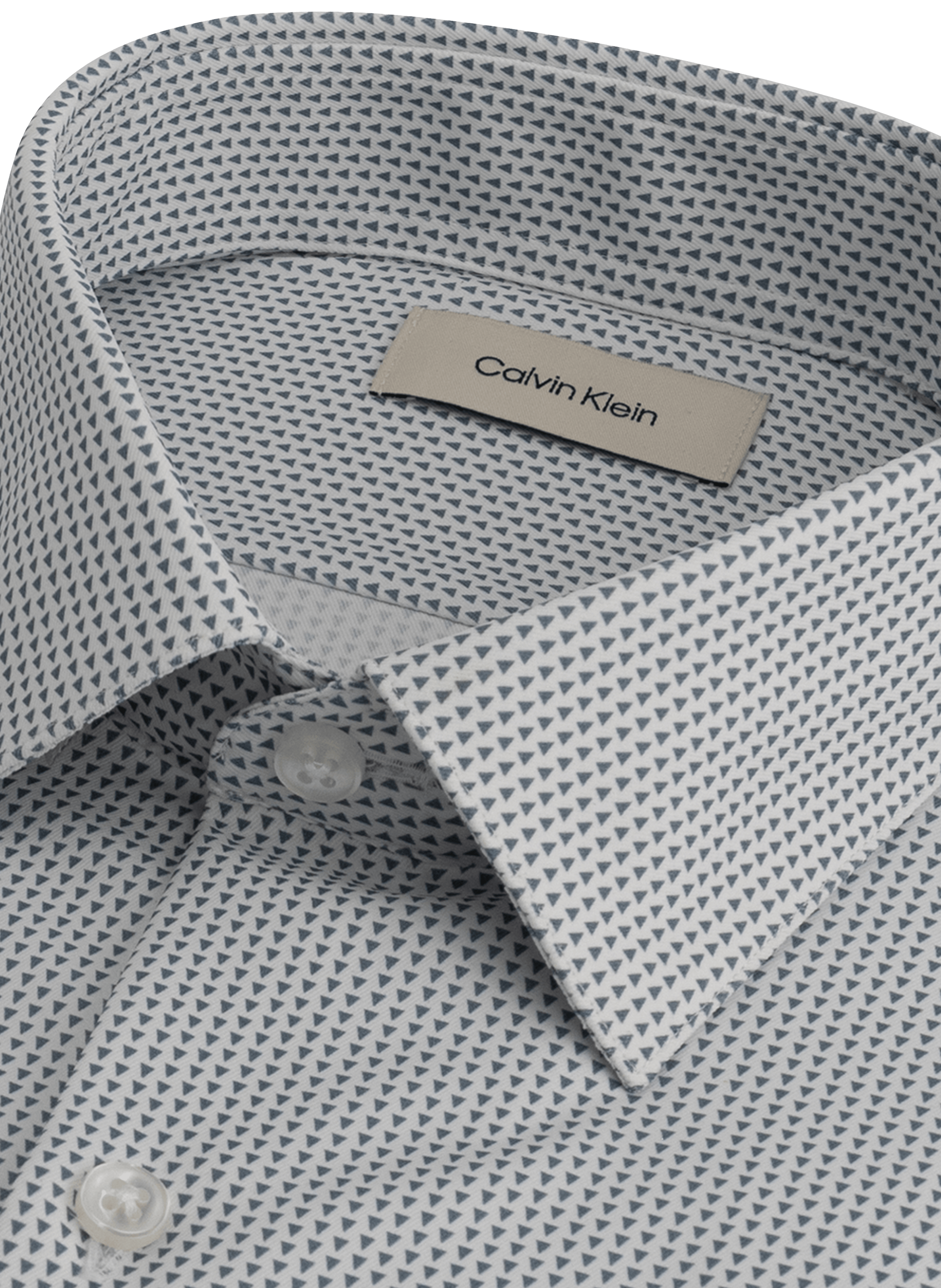 Chemise droite à motif CALVIN KLEIN Bleu