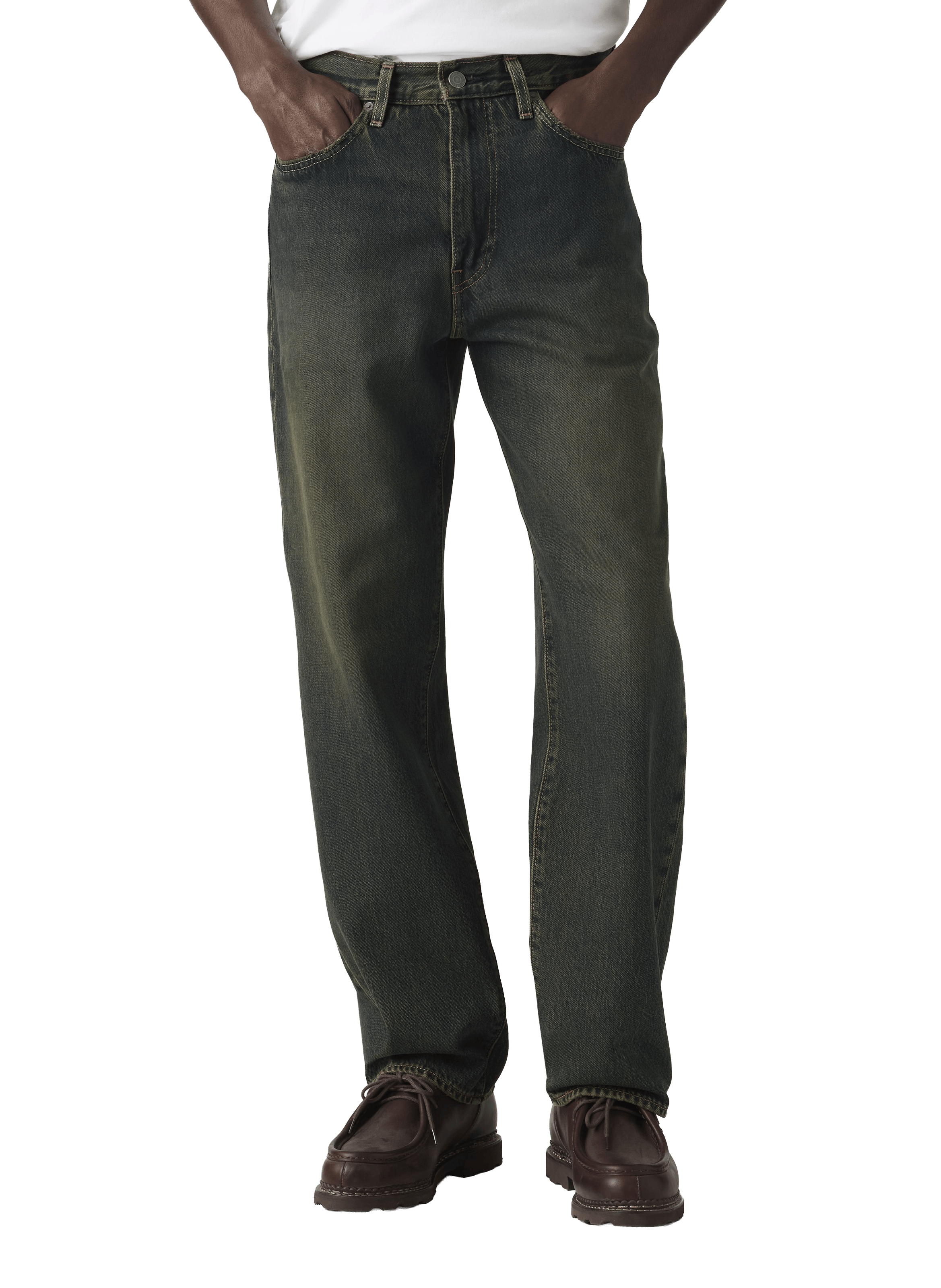 Straight Leg Jeans 568 in Cotton LEVI'S Blue