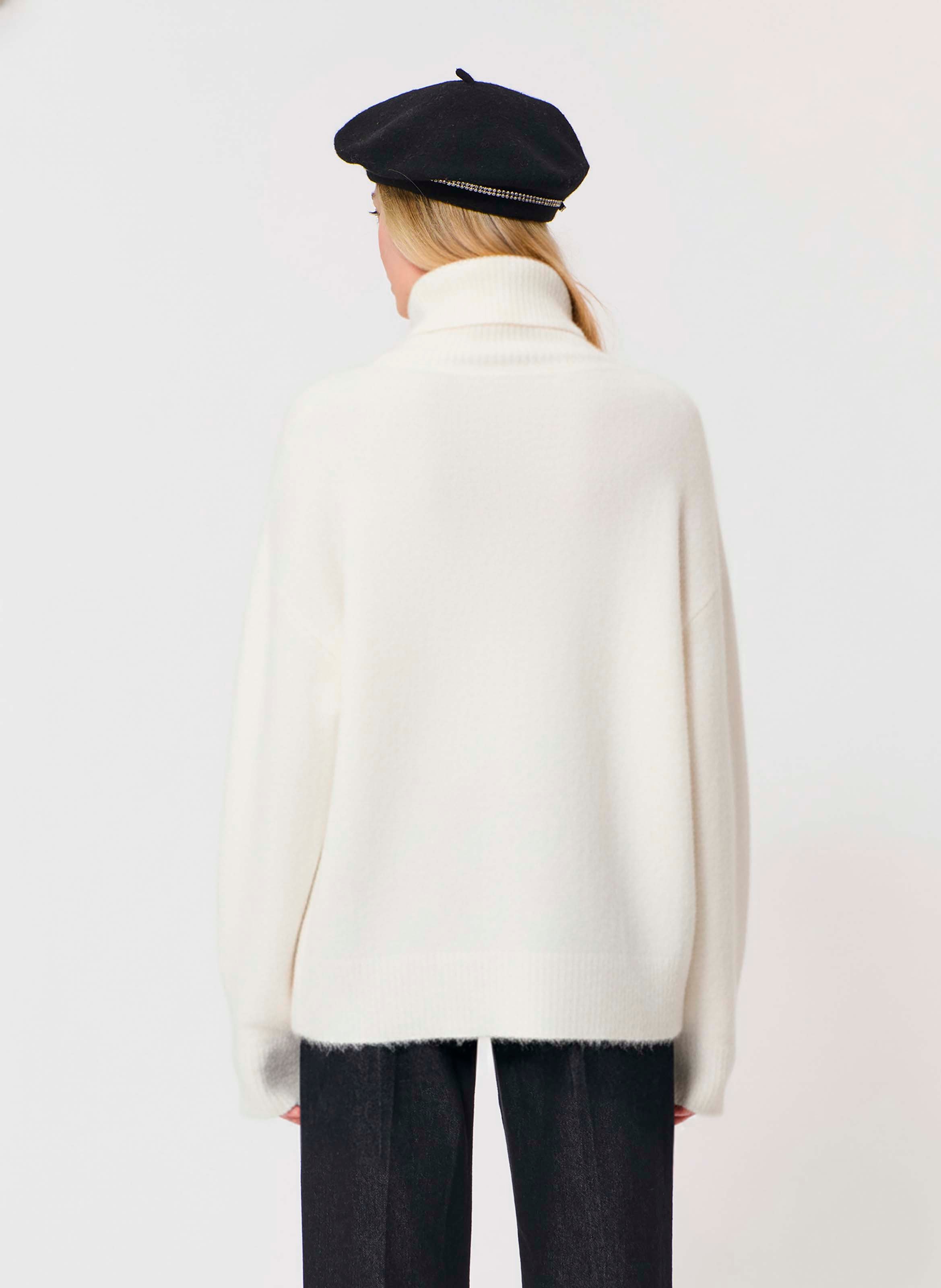 Pull pocciolia TARA JARMON Blanc