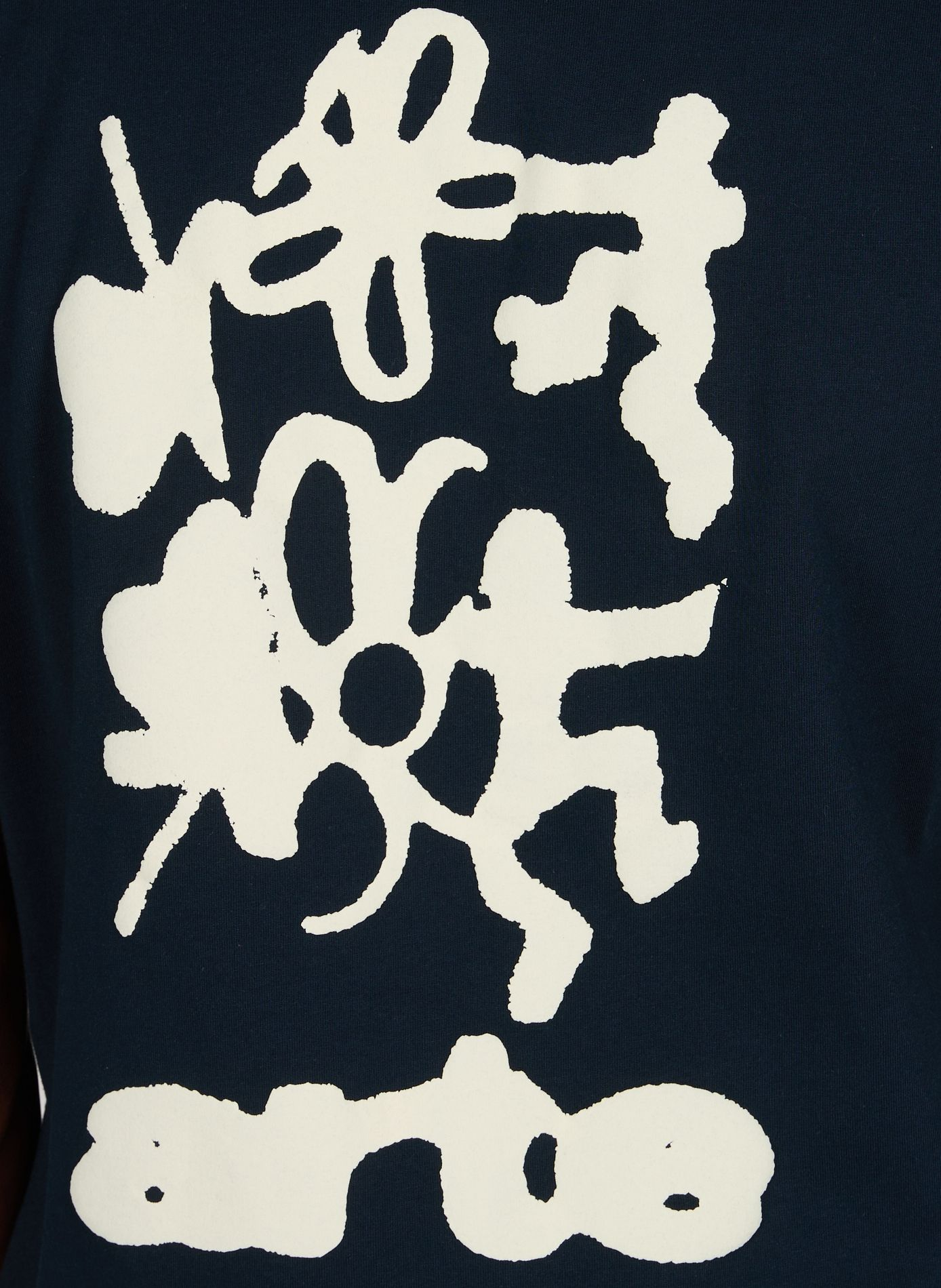 T-shirt col rond imprimé au dos ARTE ANTWERP Bleu