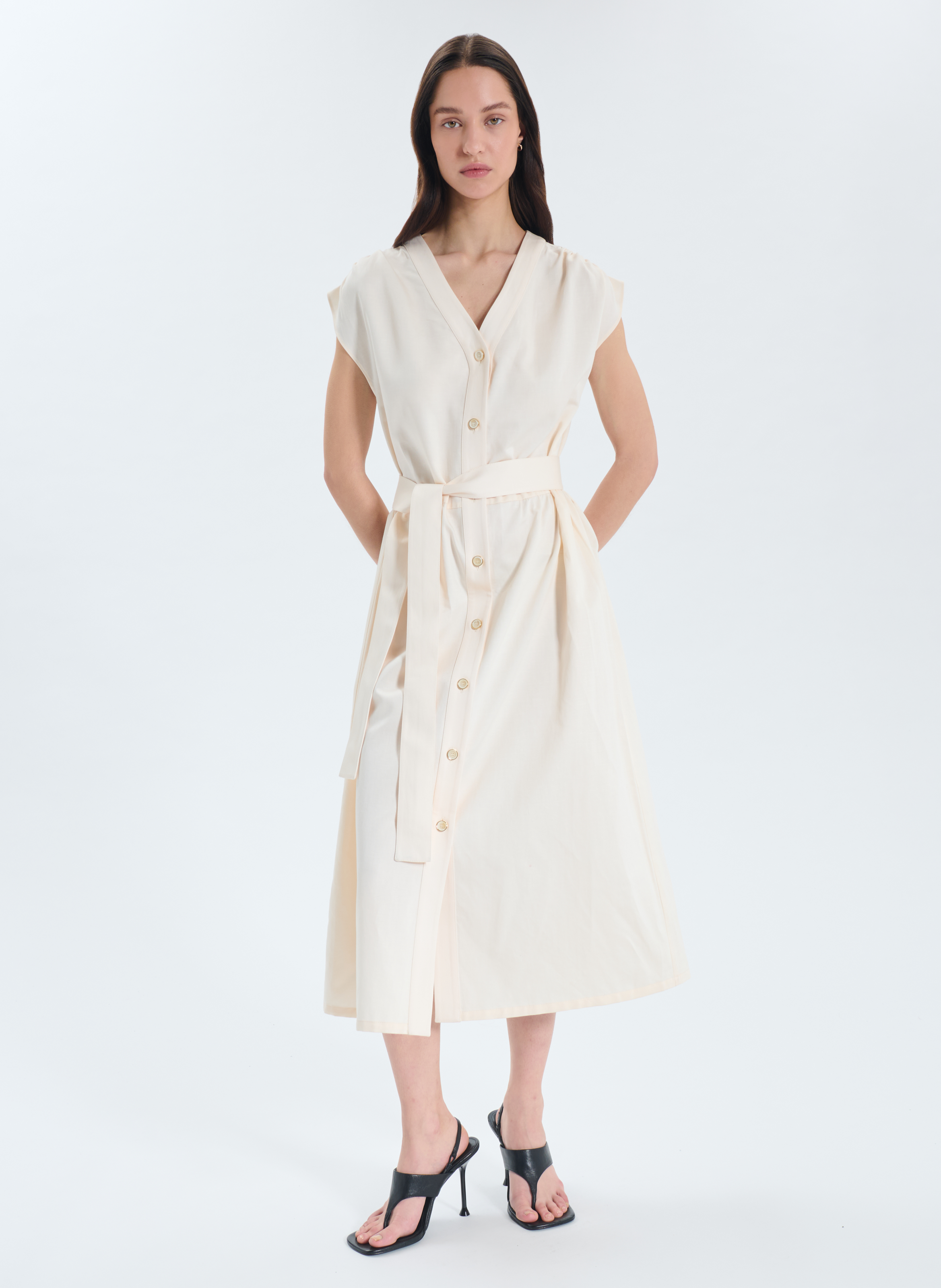 Robe  ray ZAPA Blanc