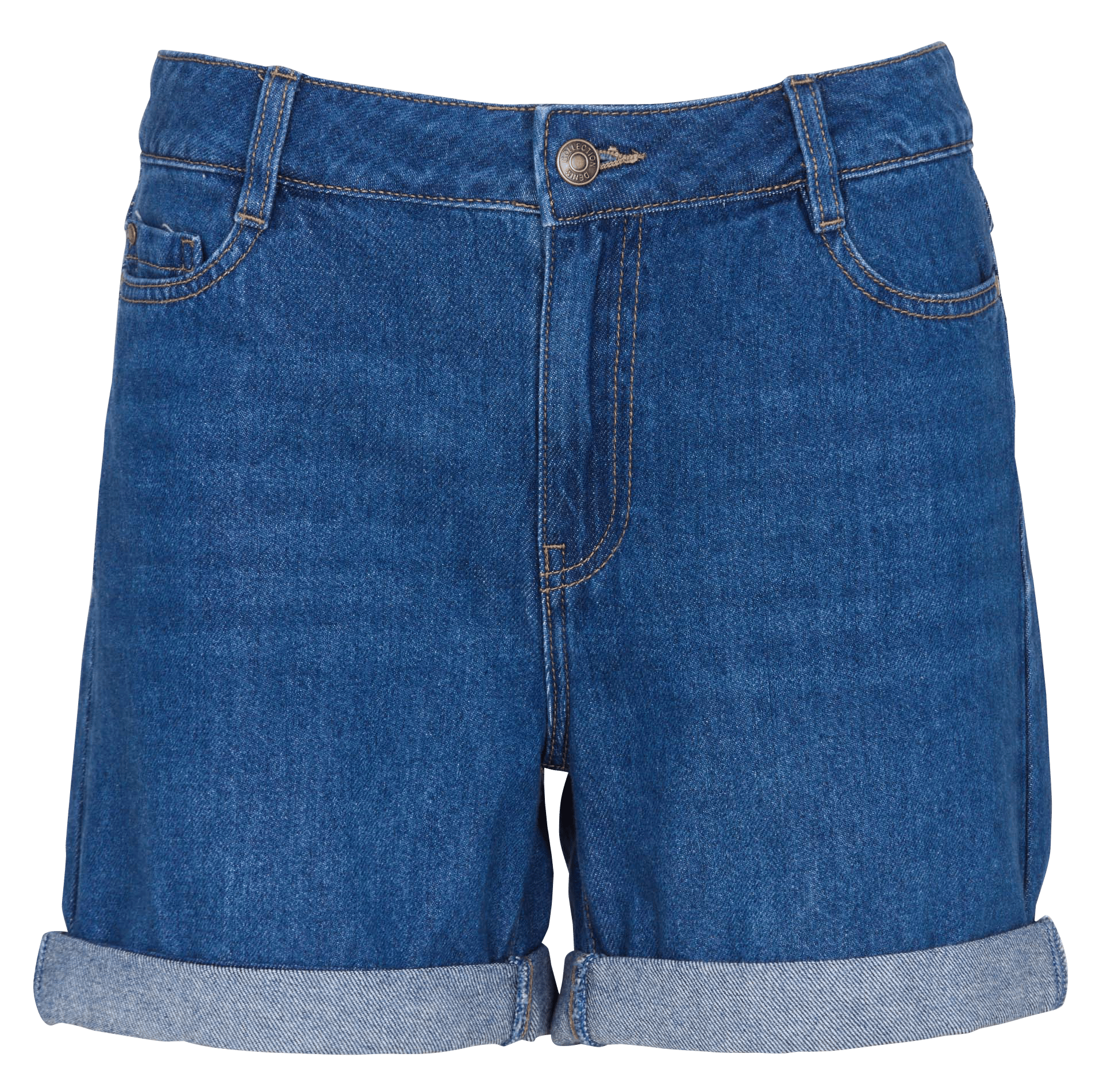 Short à ourlets en denim remi MAISON 123 Bleu