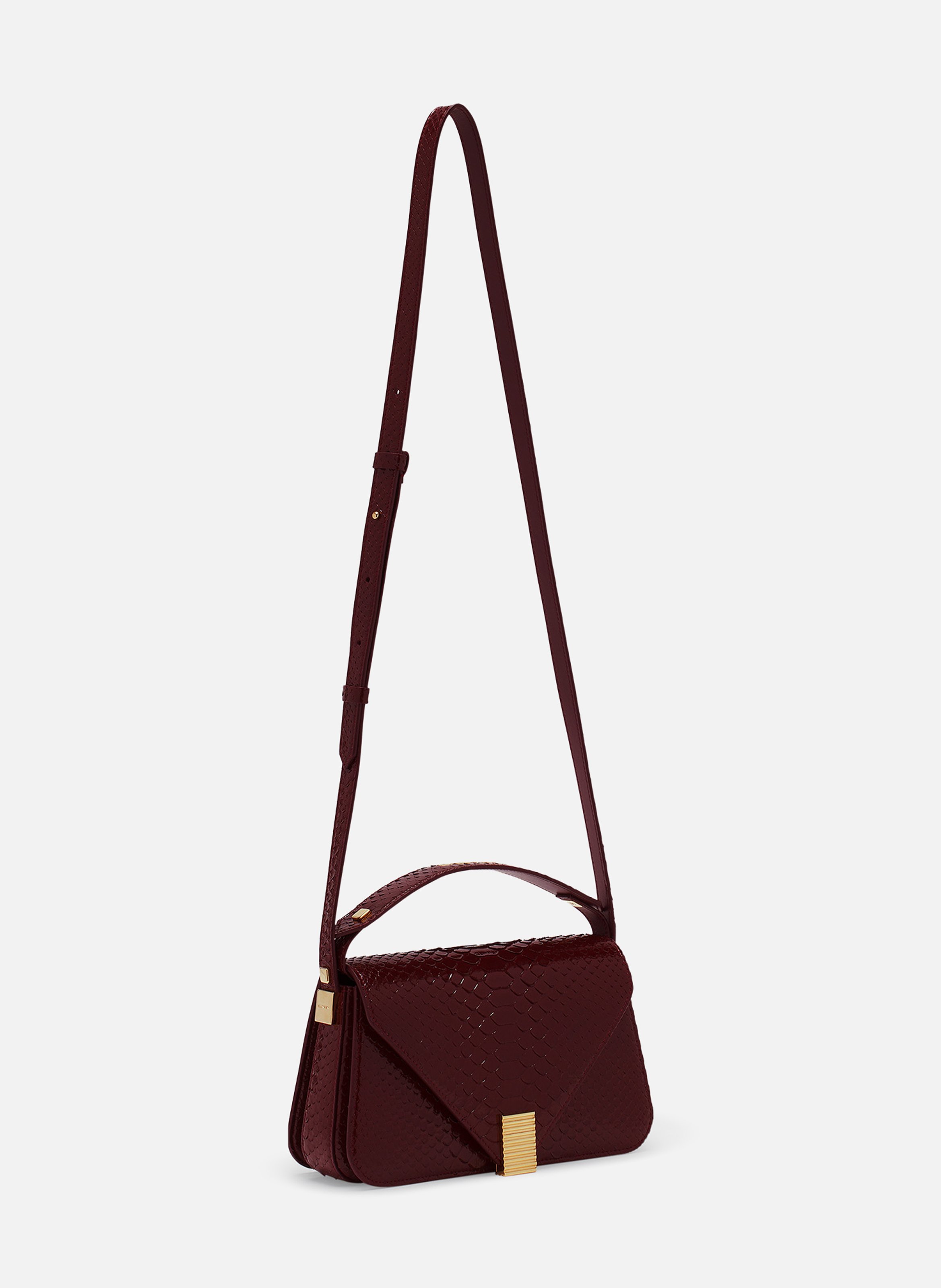 Sac concerto arpege en python LANVIN Rouge