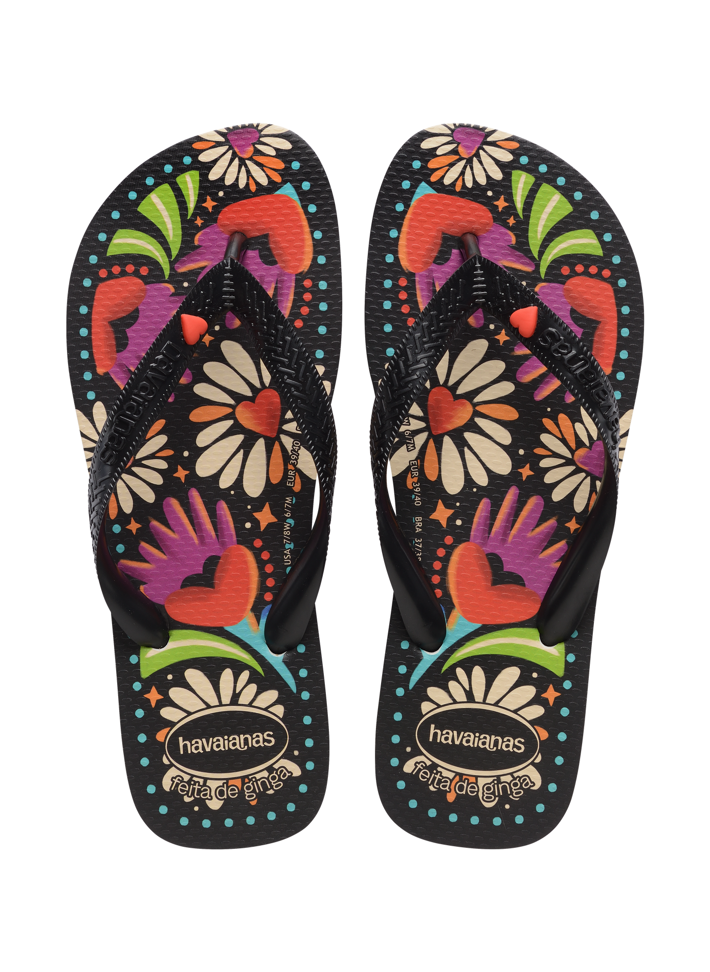 Colorful Patterned Begonia Flip-Flops HAVAIANAS Multicolour
