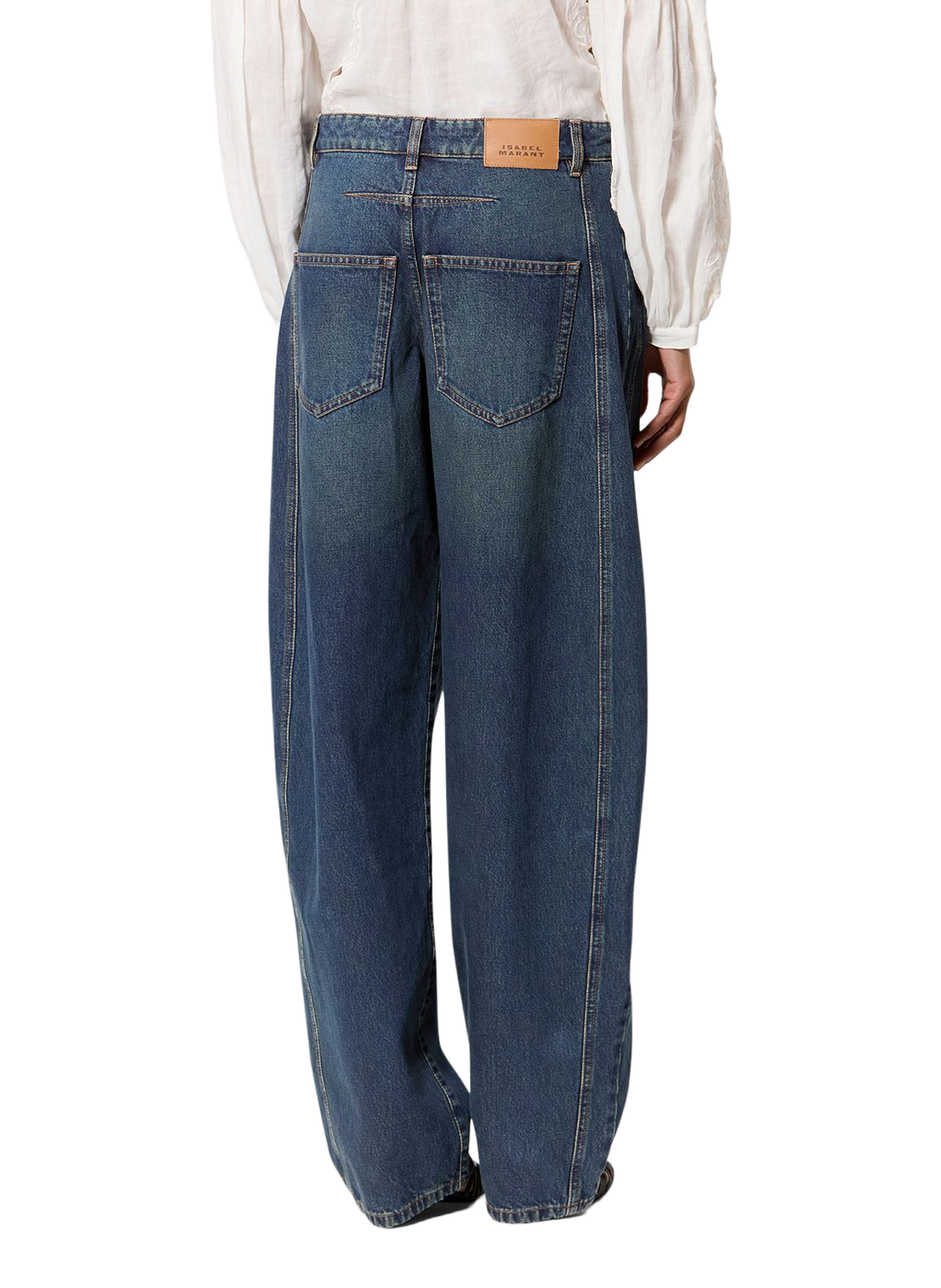 Denim kokerrok Lisha van katoen ISABEL MARANT Blauw