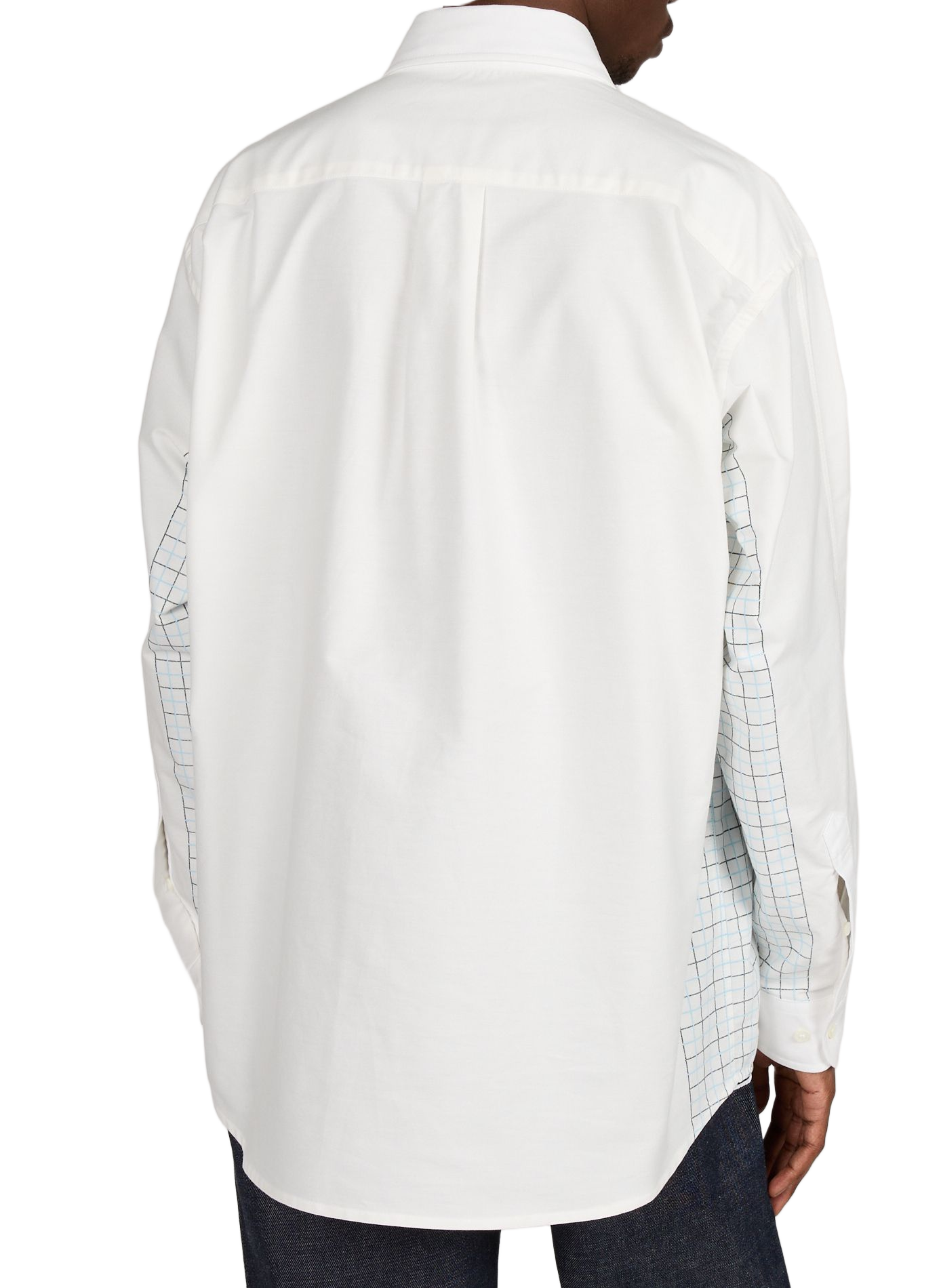 Straight long-sleeve cotton shirt A.P.C. White