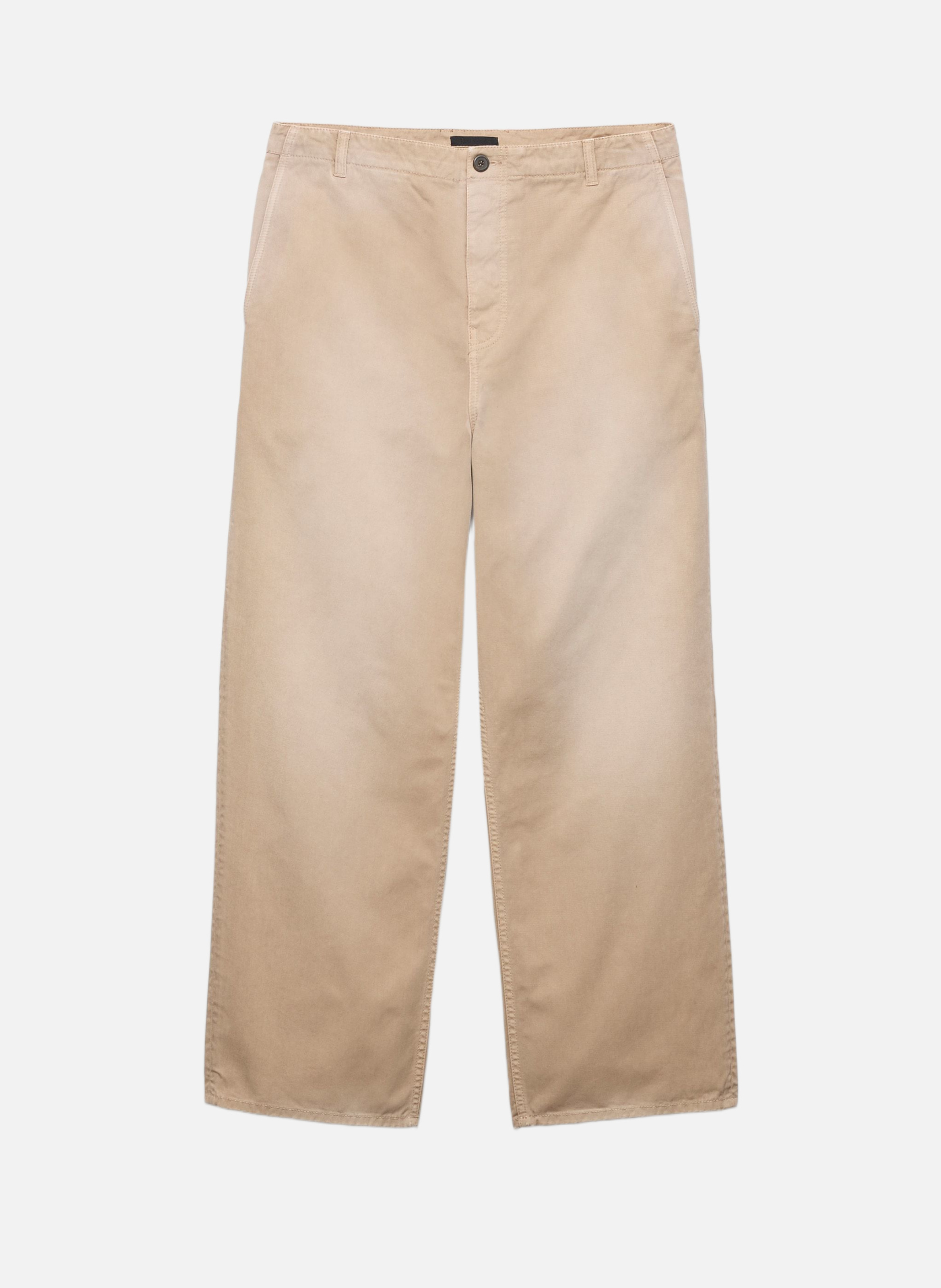 Pantalon en gabardine PRADA Beige