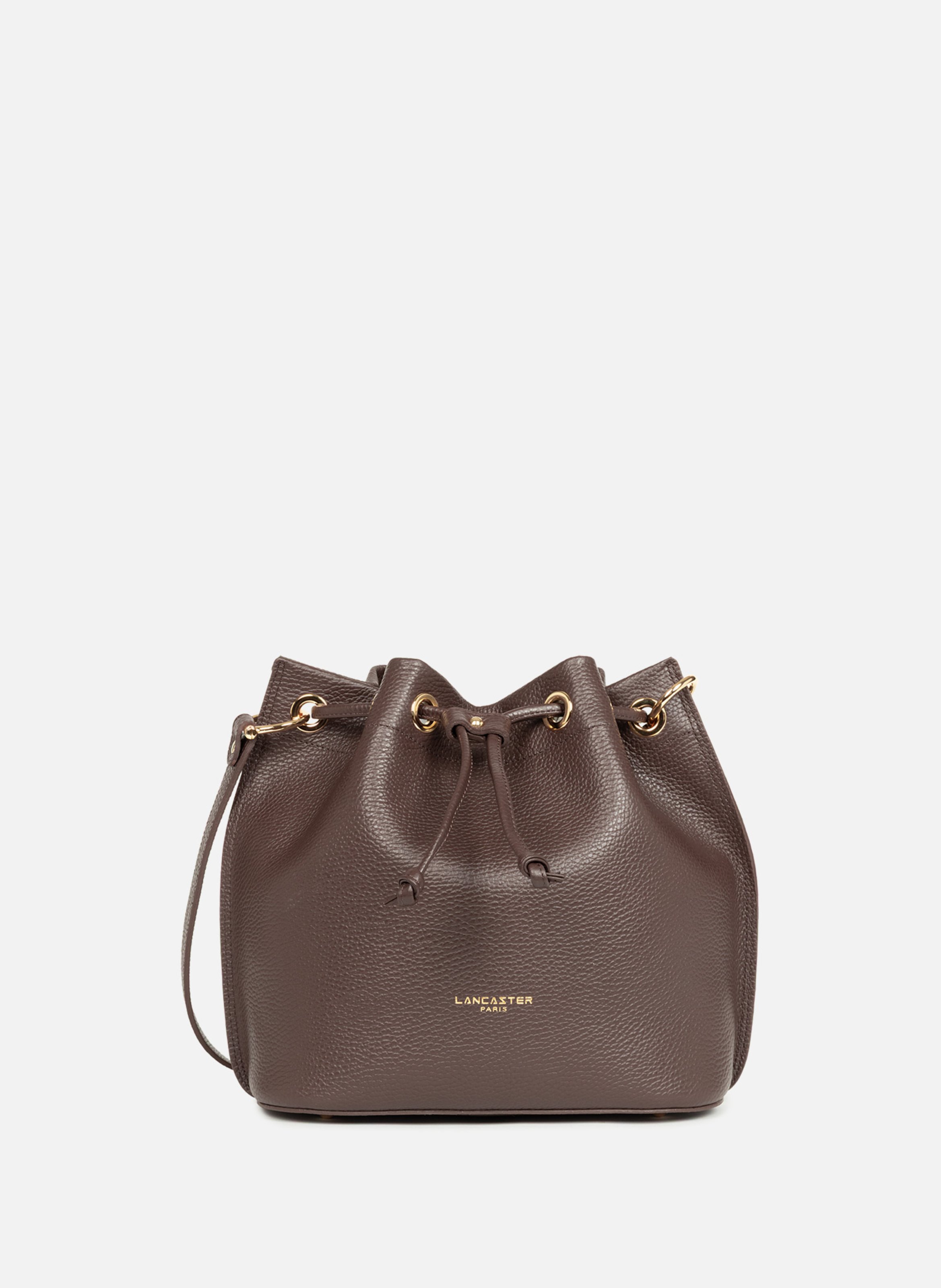 Sac bourse - alba double LANCASTER Marron