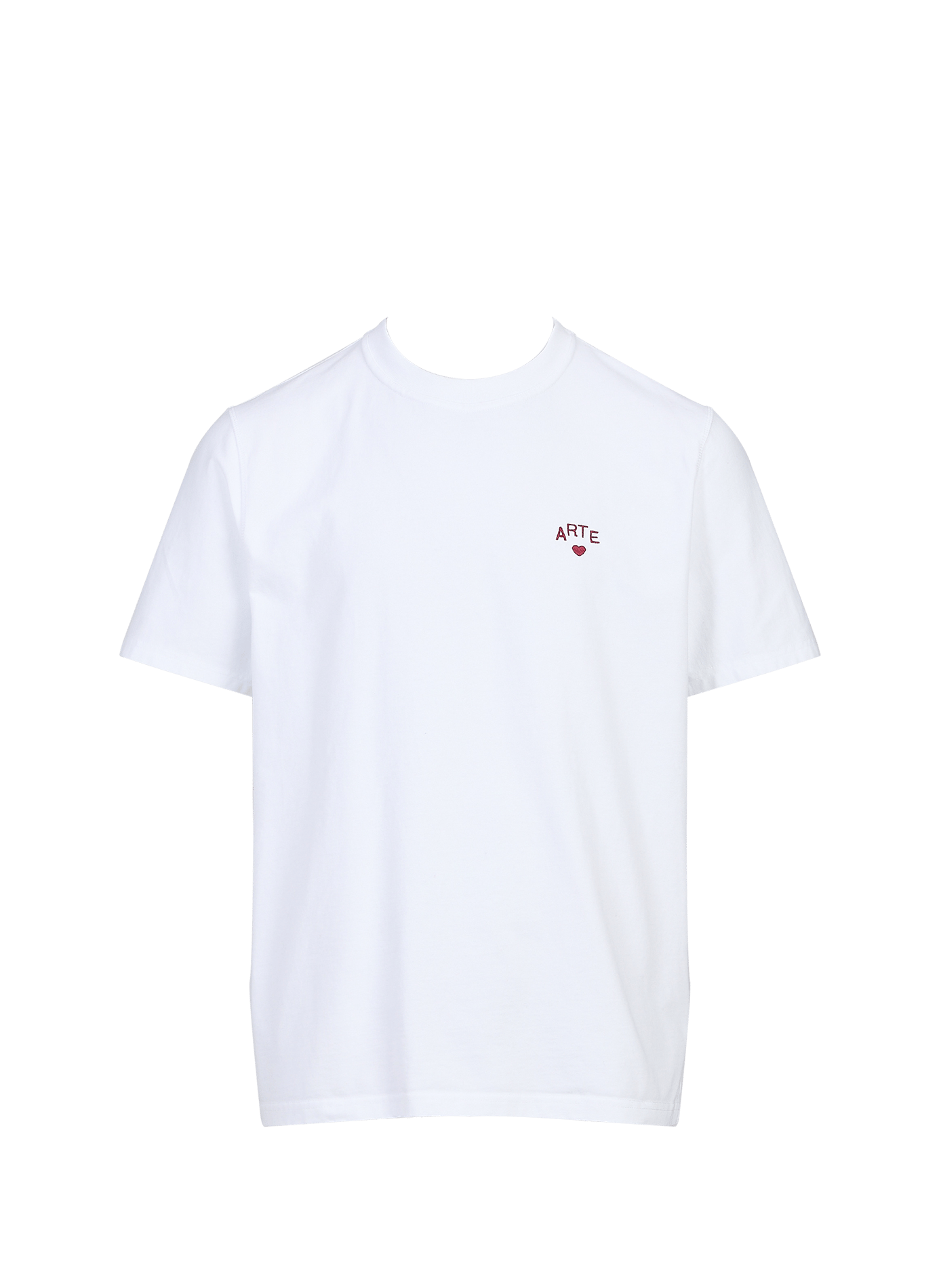 Oversized round neck cotton t-shirt ARTE ANTWERP White