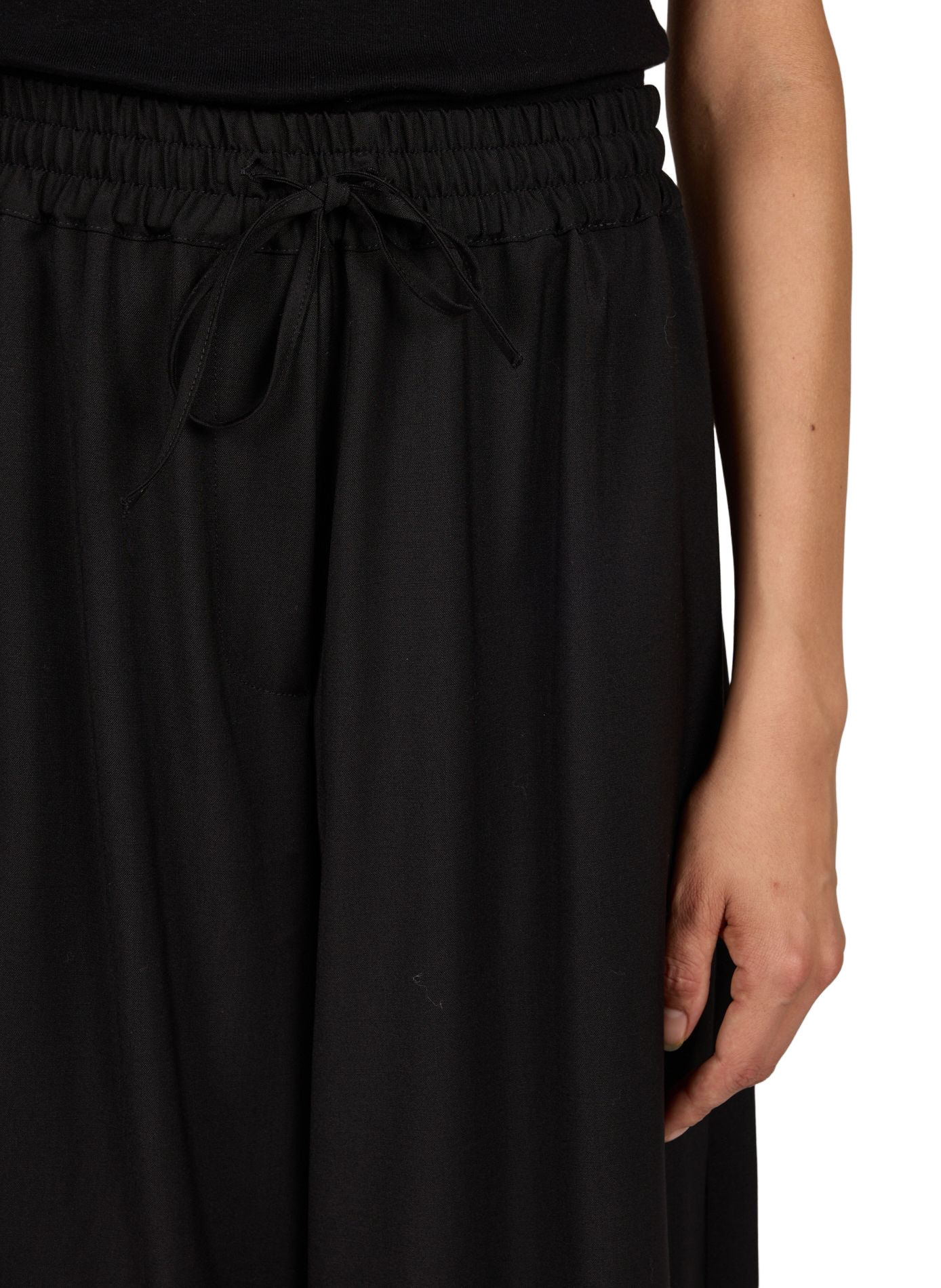 Pantalon large en laine MAX MARA WEEK END Noir