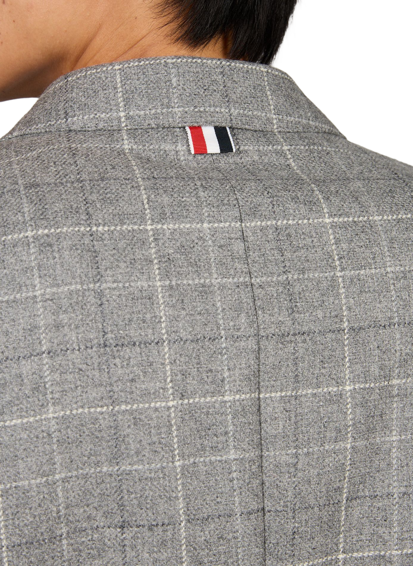 Weite Woll-Blazer THOM BROWNE Grau