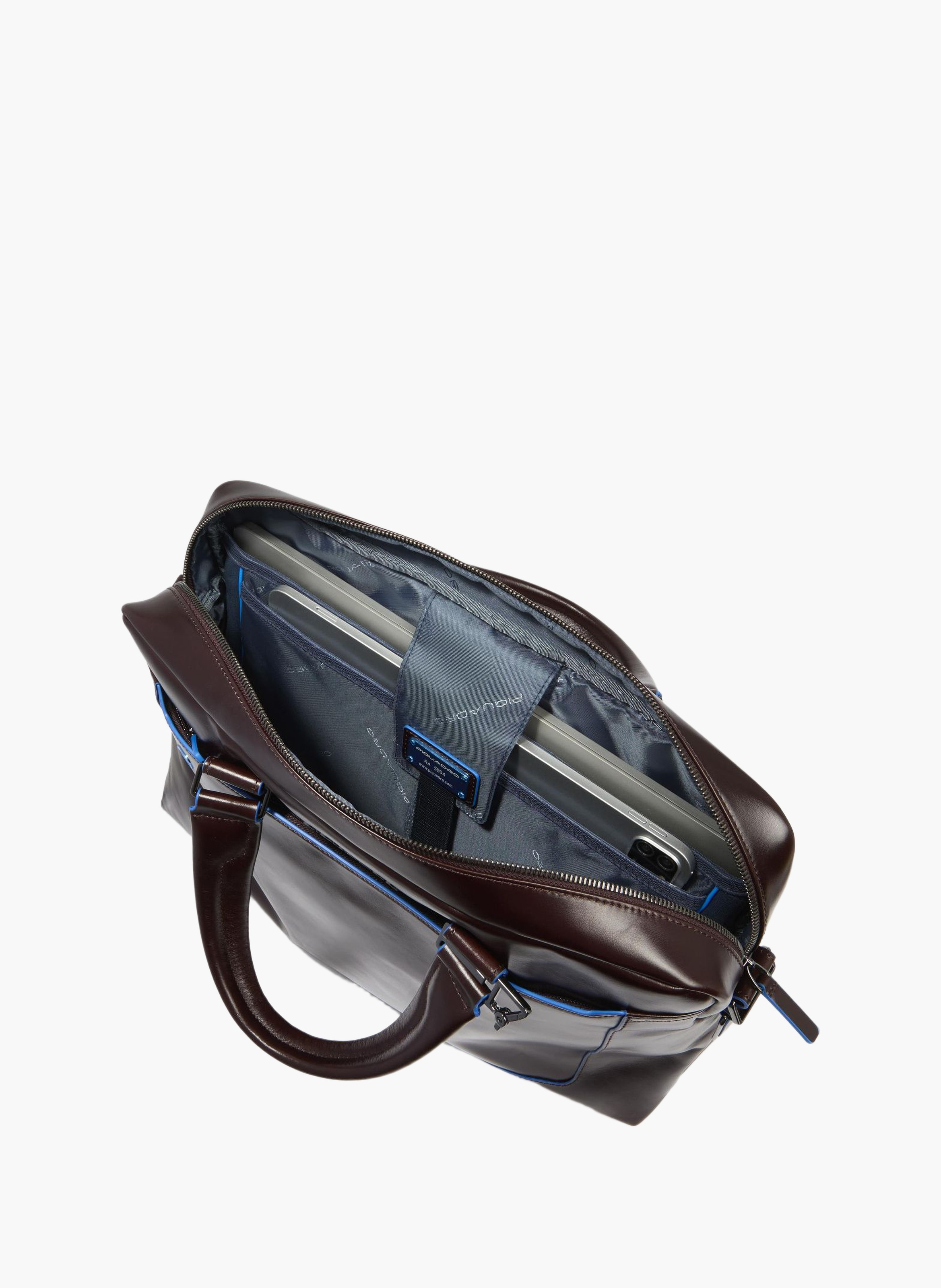 Sac personnalisable pour ordinateur 14" PIQUADRO Marron