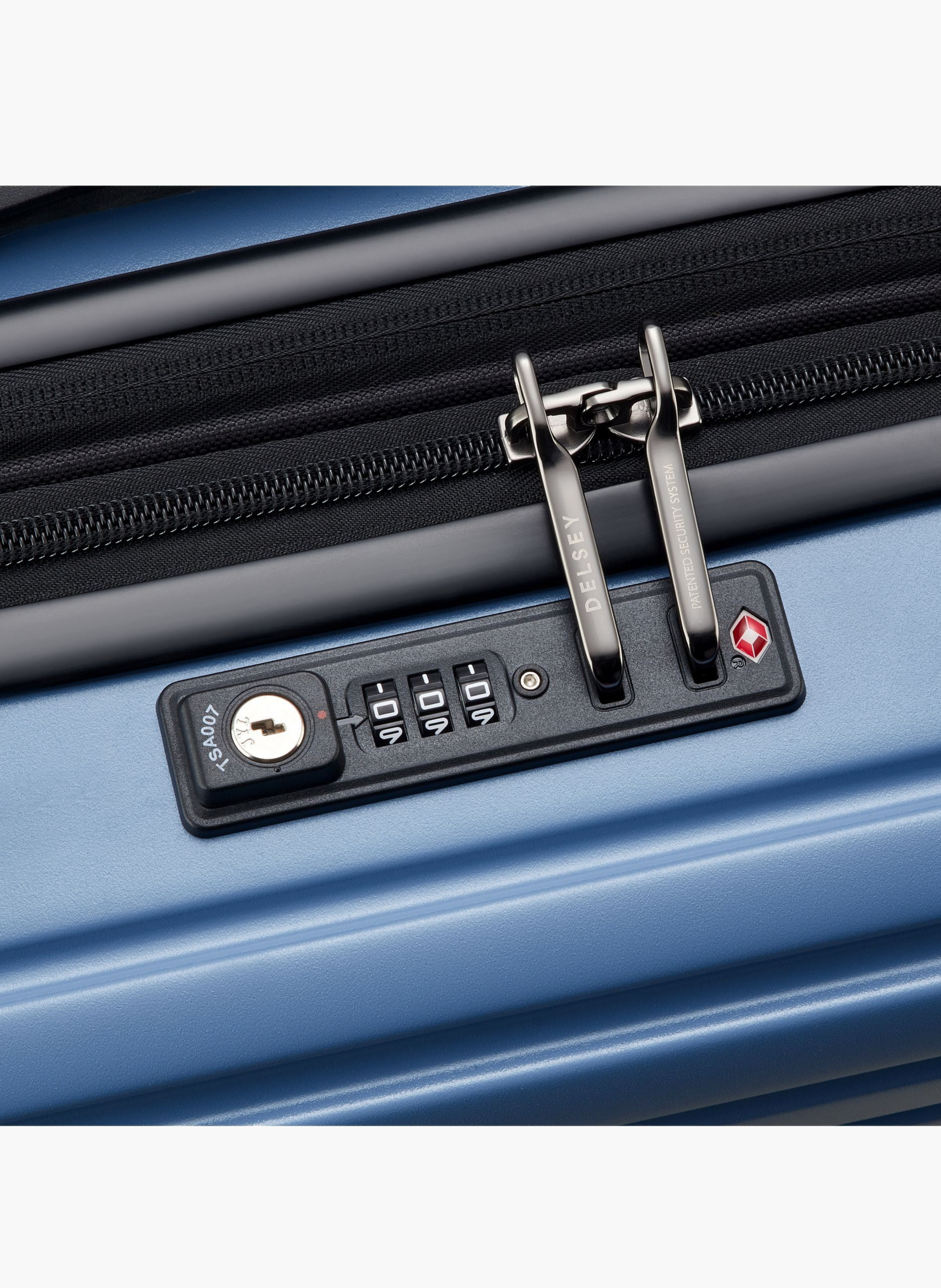 Valise cabine rigide taille s - caumartin plus DELSEY PARIS Bleu