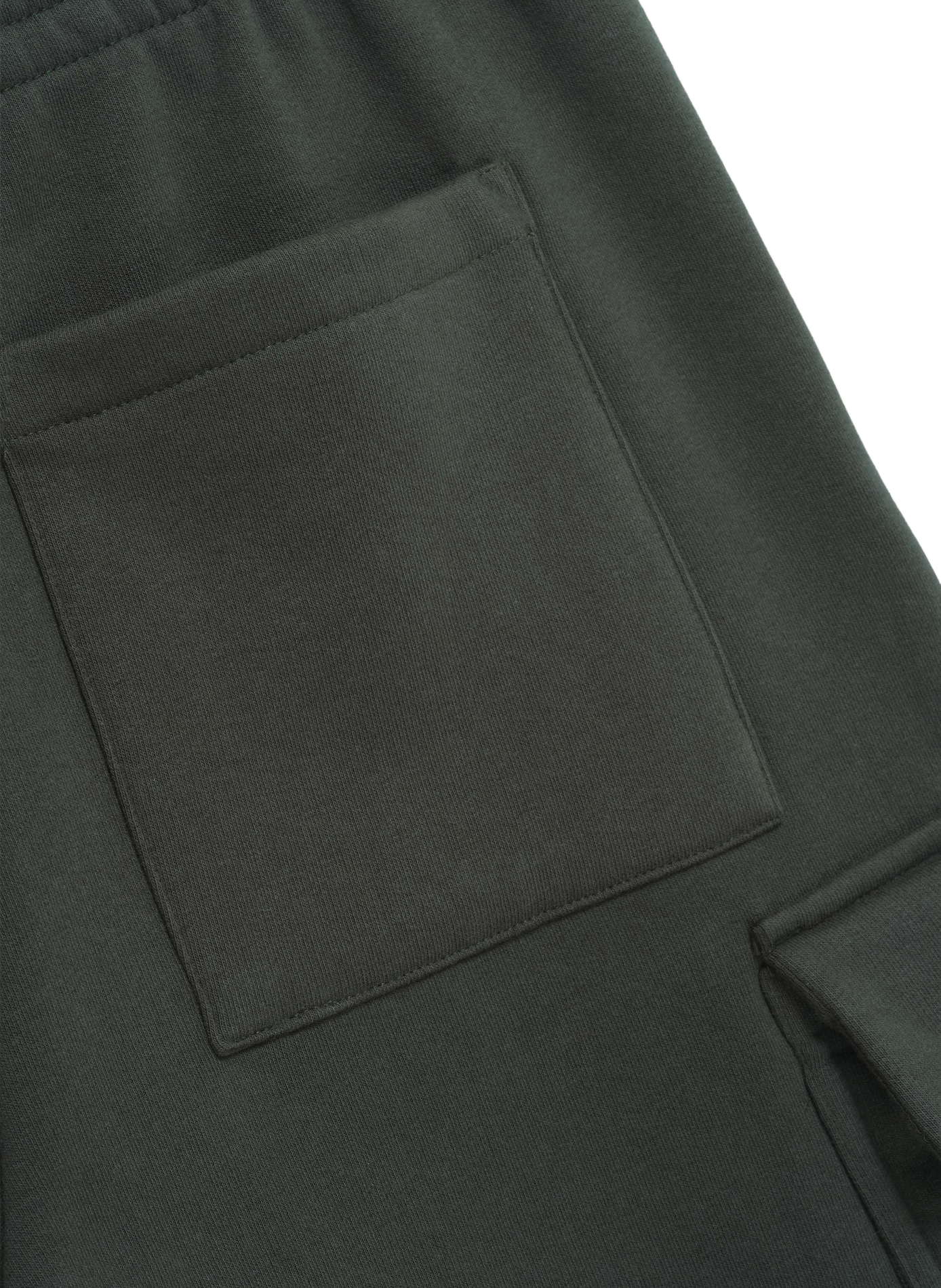 Robin wide-leg cotton-blend sweatpants GERTRUDE Green