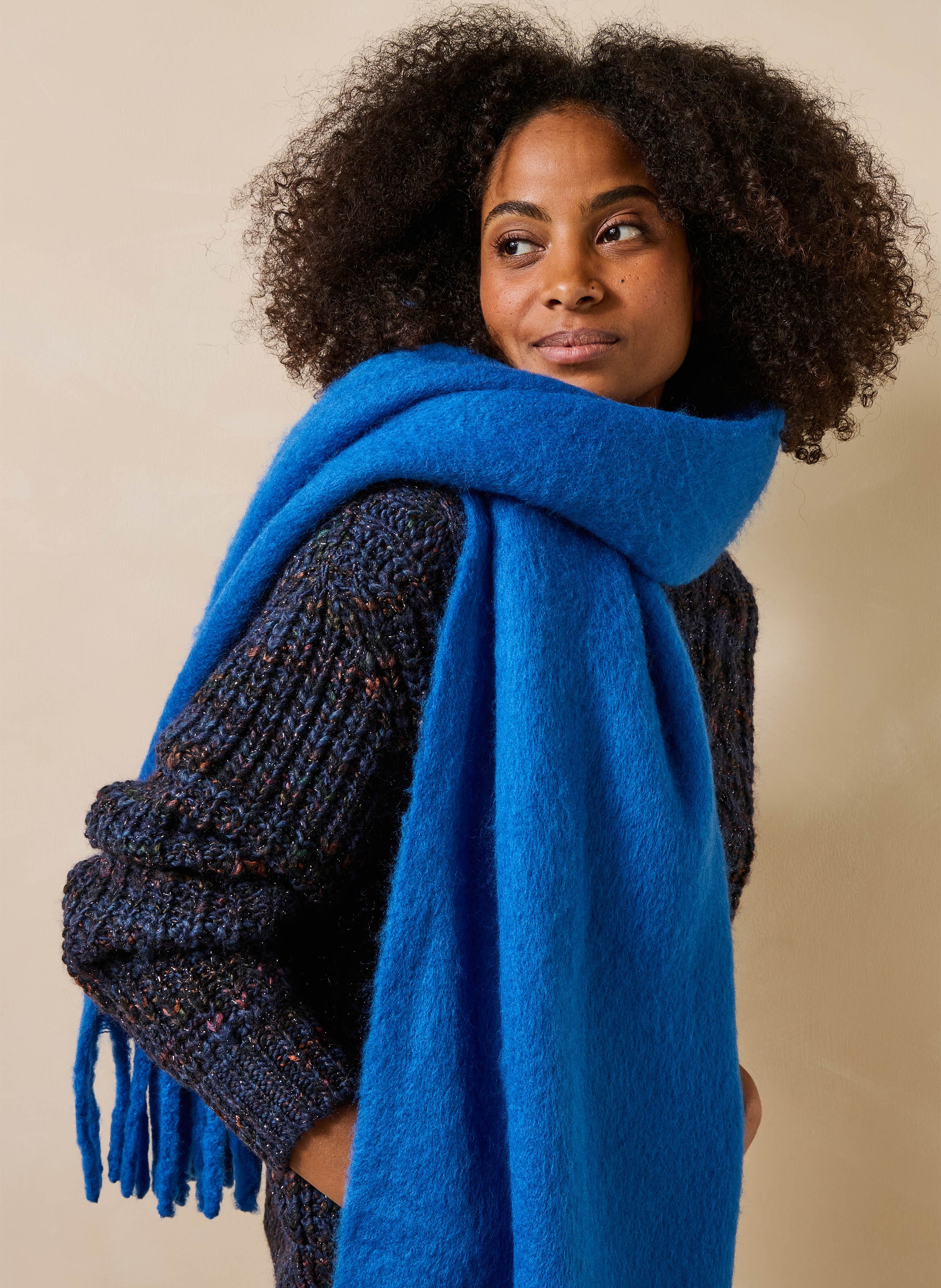 Sjaal LA FEE MARABOUTEE Blauw