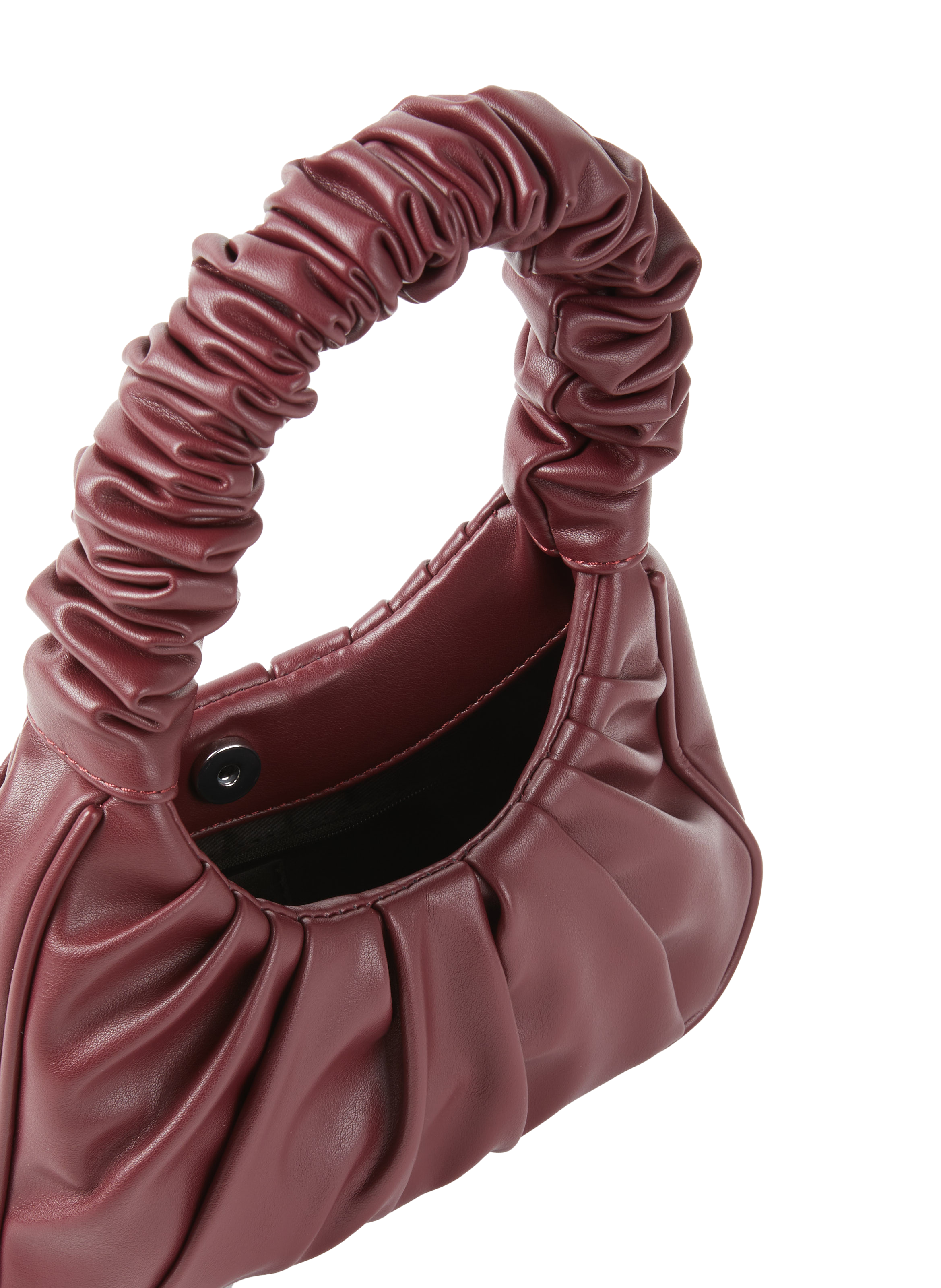 Sac à main plissé AU PRINTEMPS PARIS Rouge