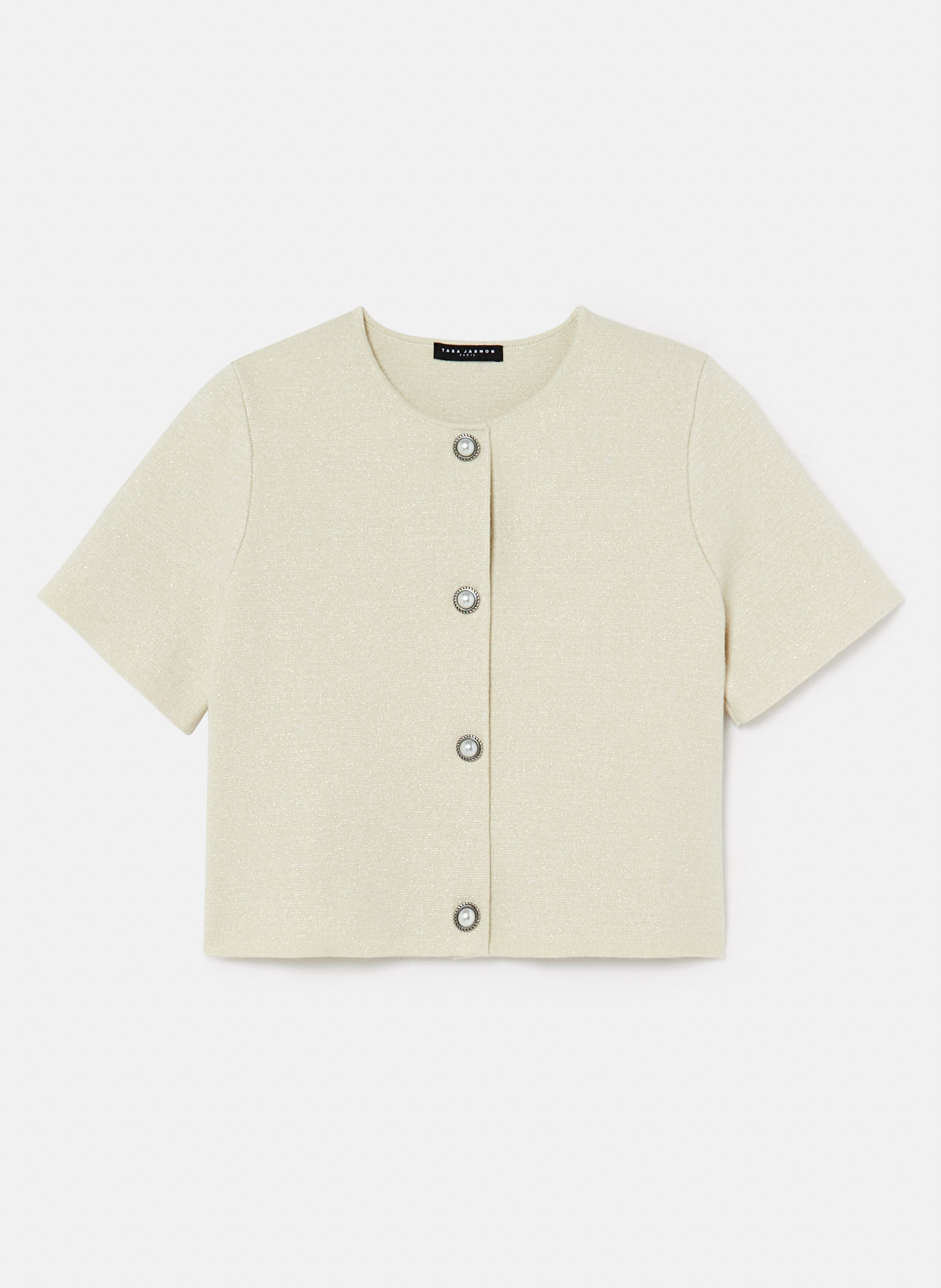 Gilet glitter TARA JARMON Doré