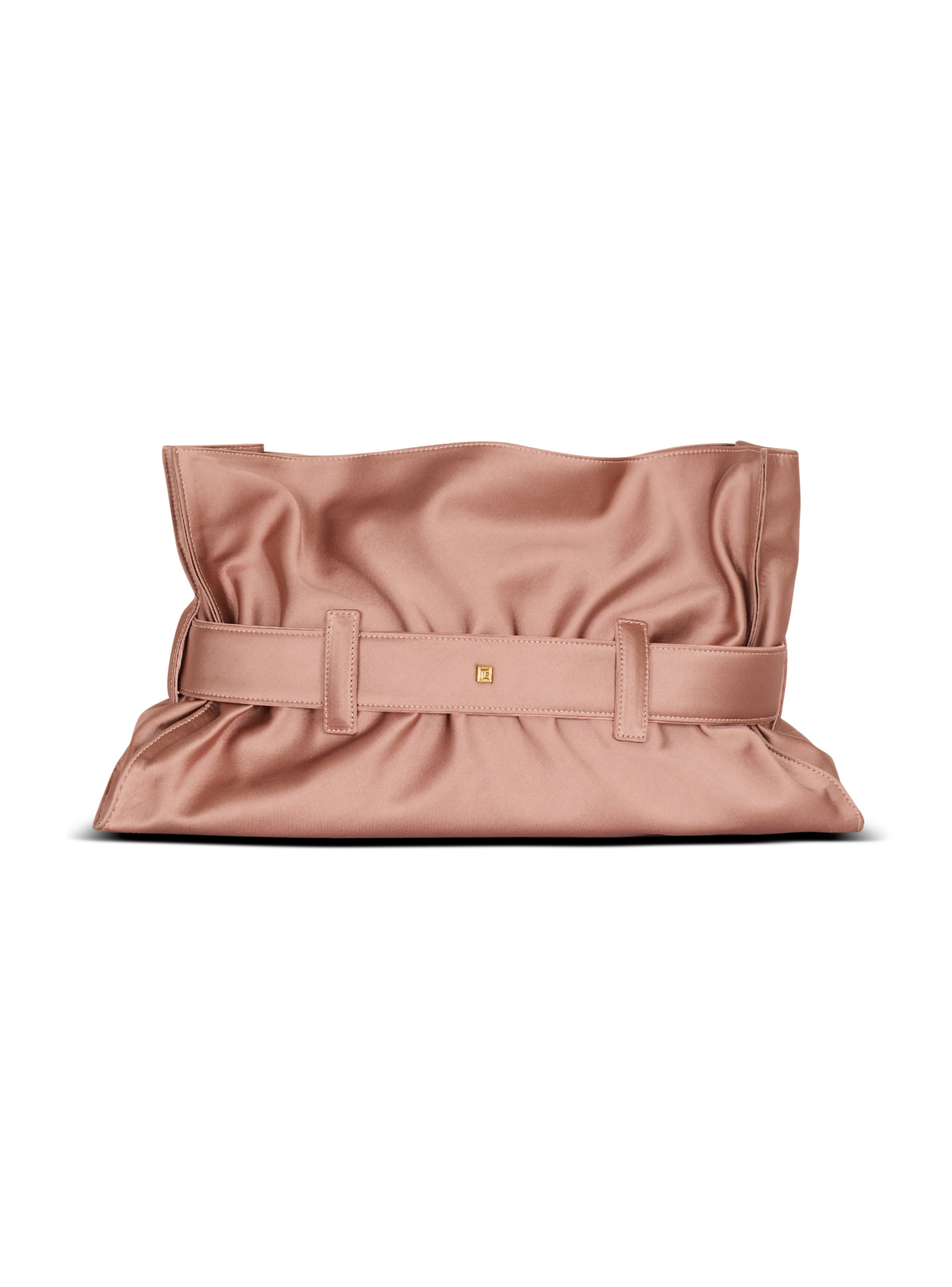 Sac anthem shoulder en satin BALMAIN Rose