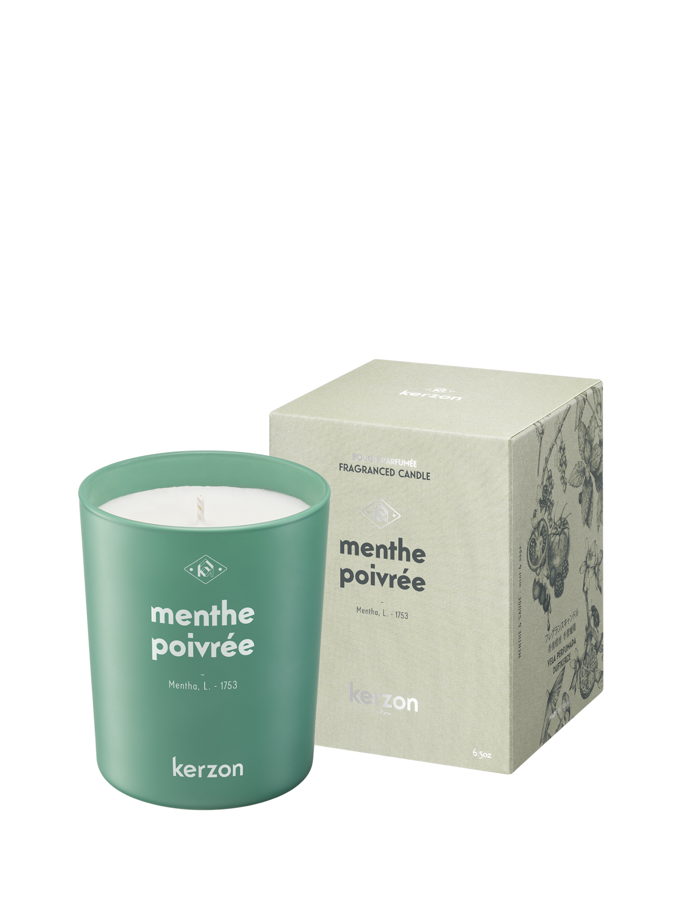 Peppermint Scented Candle KERZON No color
