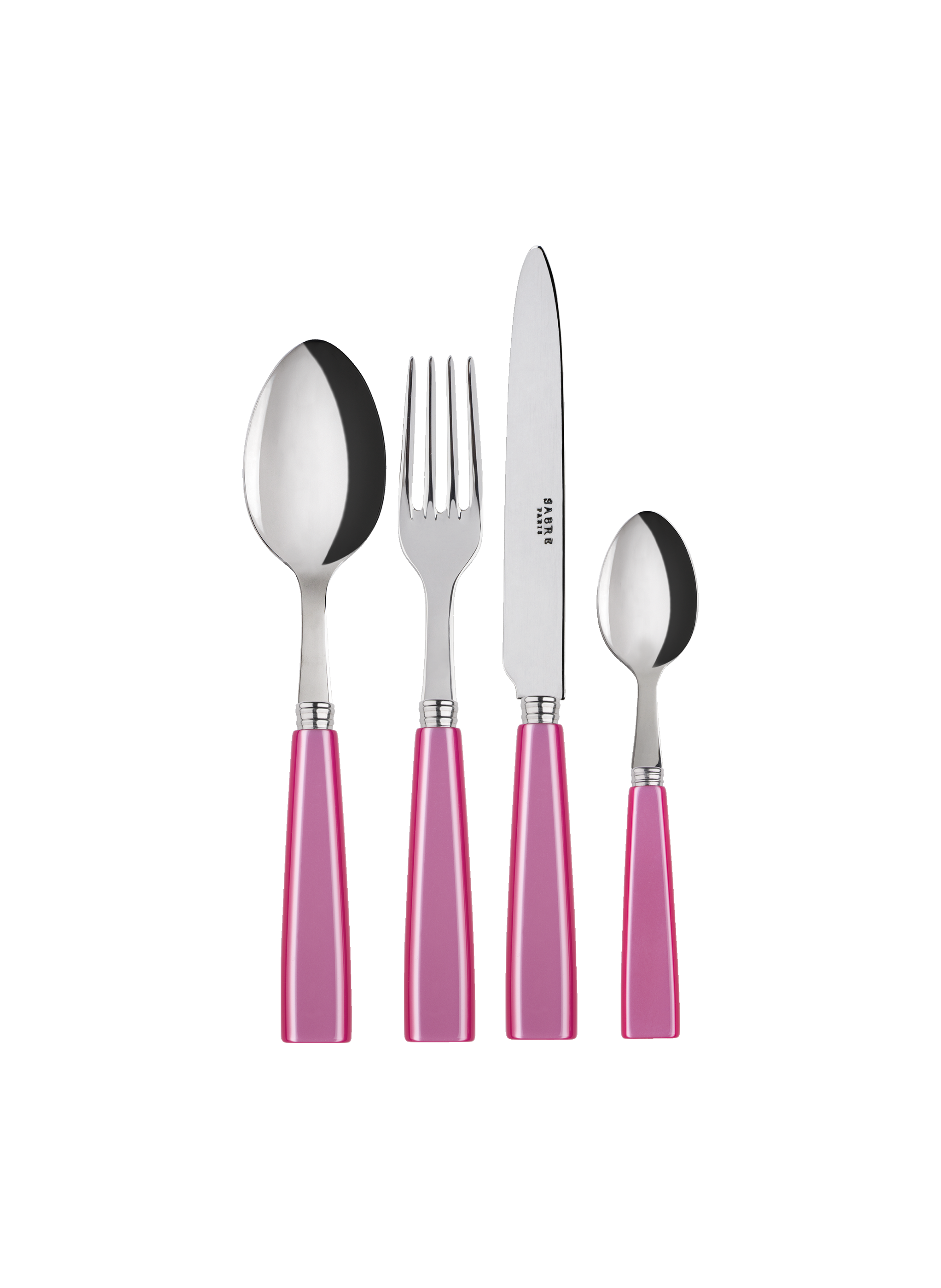 Set de 4 couverts de table, icône  Rose