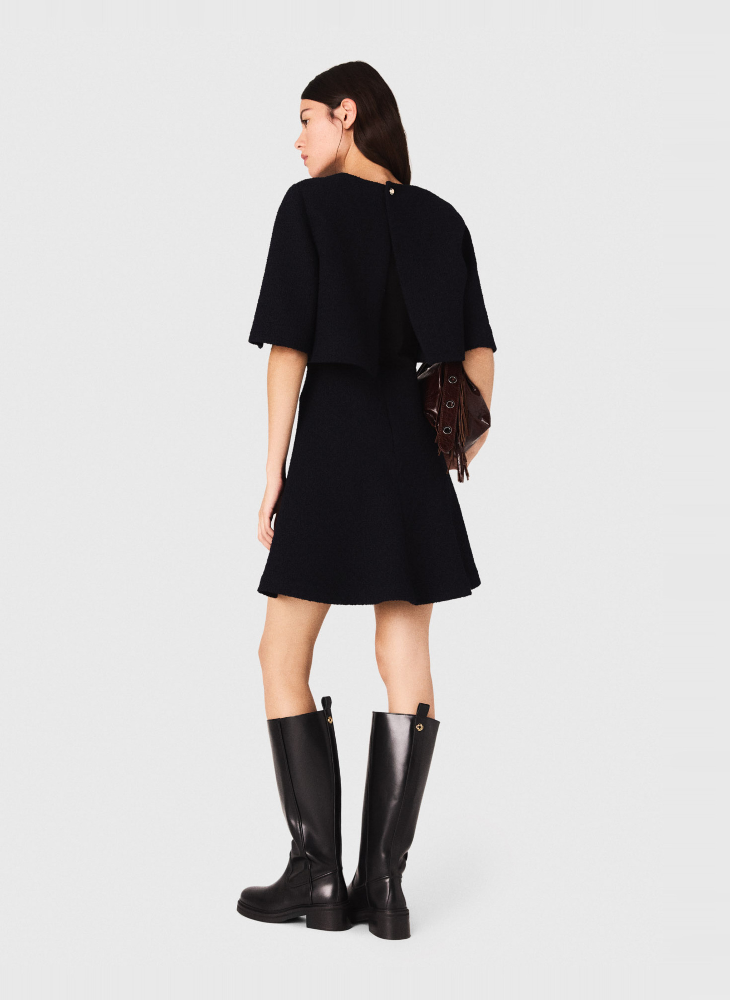 Robe courte 2 en 1 MAJE Bleu