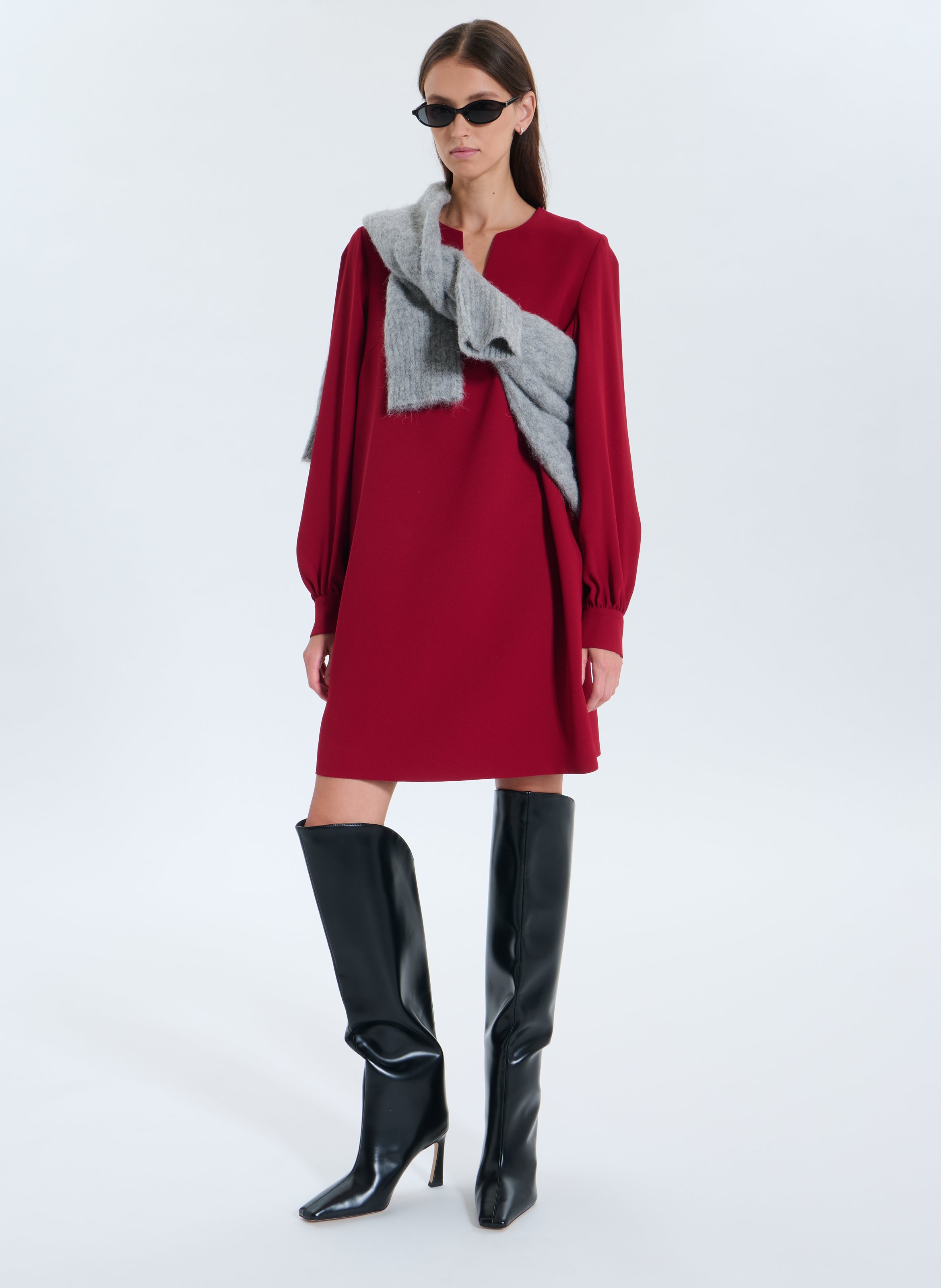 Robe droite rheala ZAPA Rouge