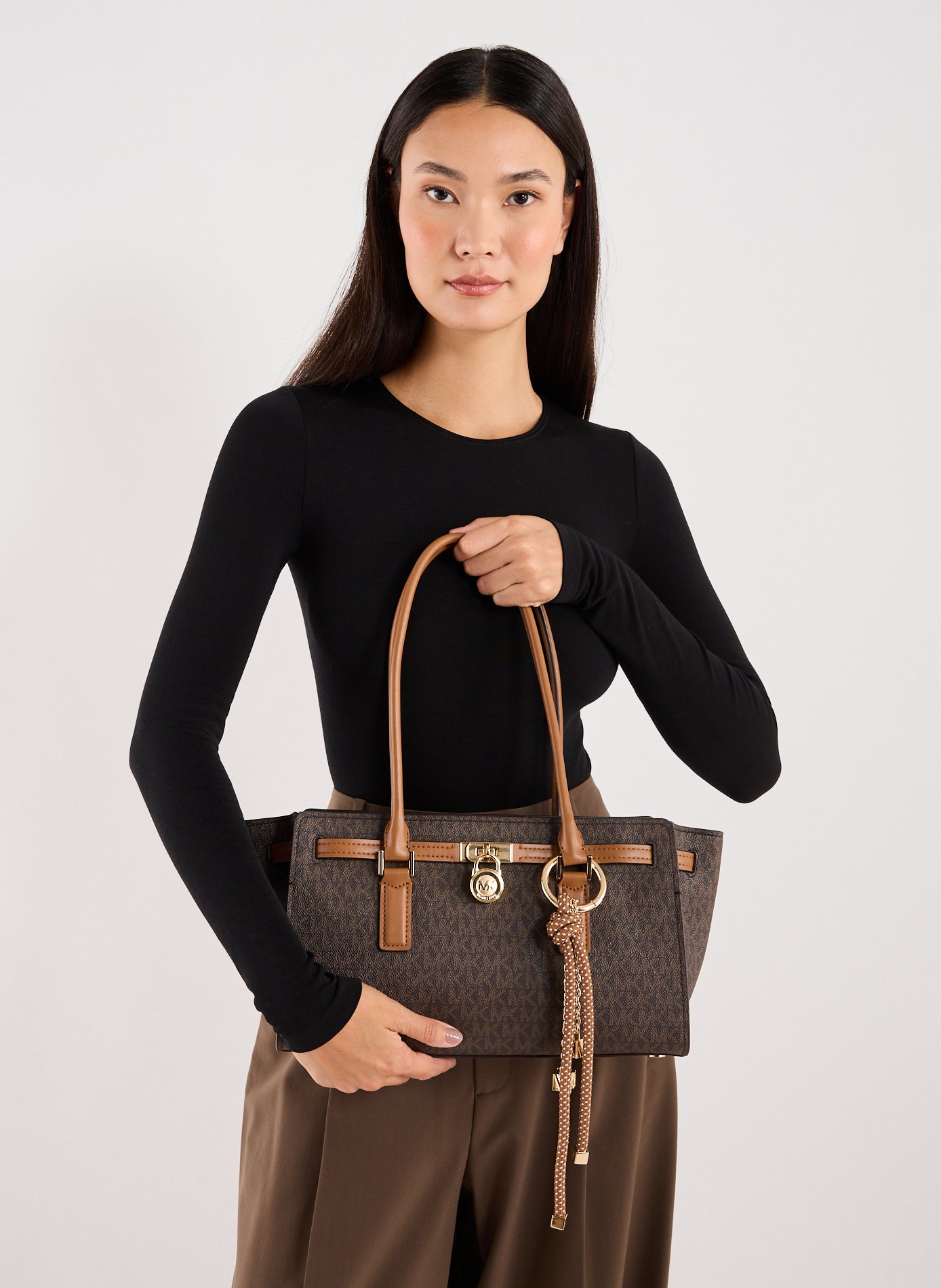 Sac à main Hamiltion logotype MICHAEL KORS Multicolore