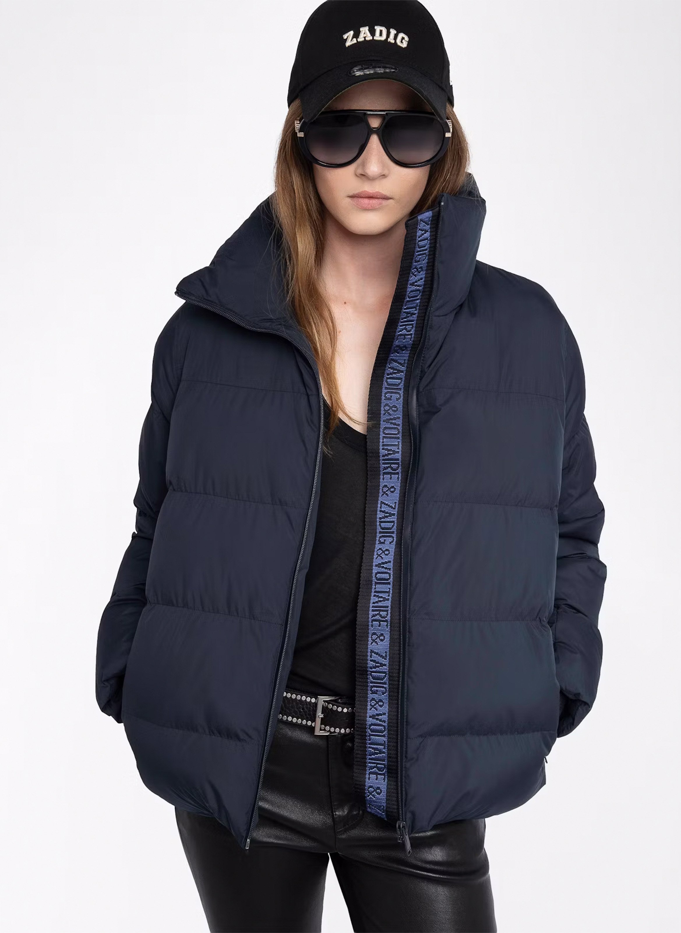 Doudoune courte matelassée unie kian ZADIG&VOLTAIRE Bleu