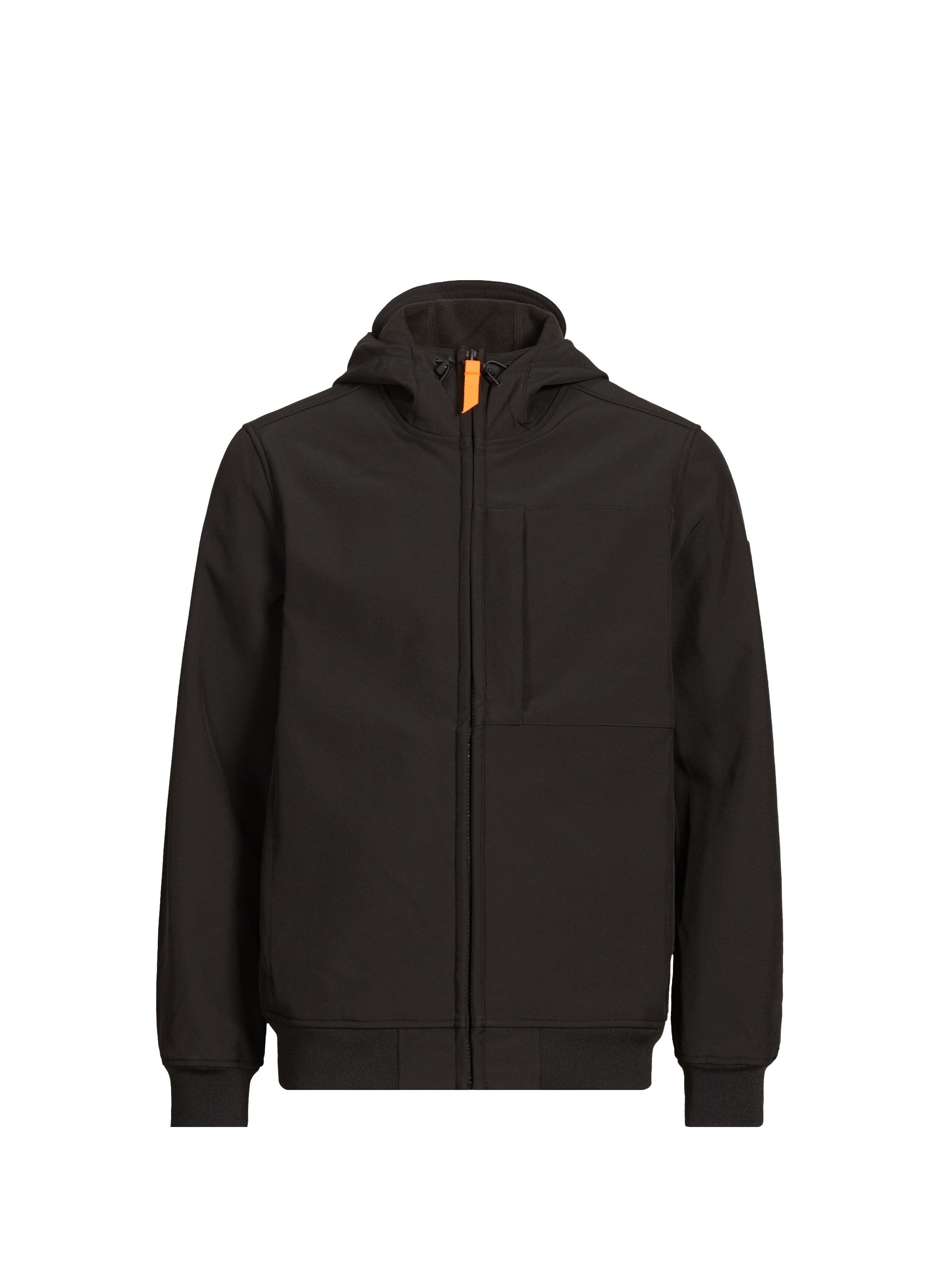 GERTRUDE ET GASTON Veste à capuche softshell Rony Noir