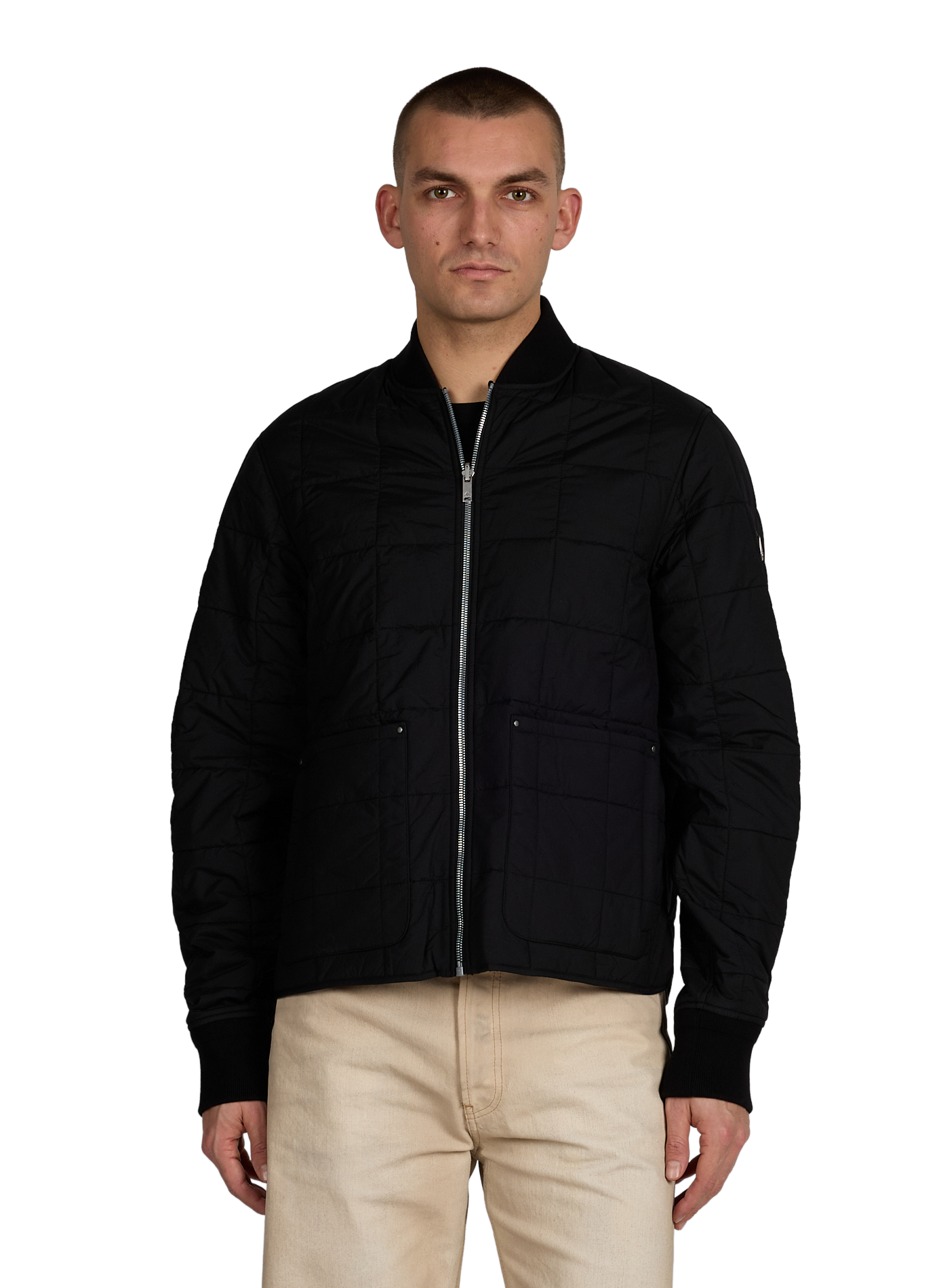 Straight parka with classic collar and removable lining MOOSE KNUCKLES Black