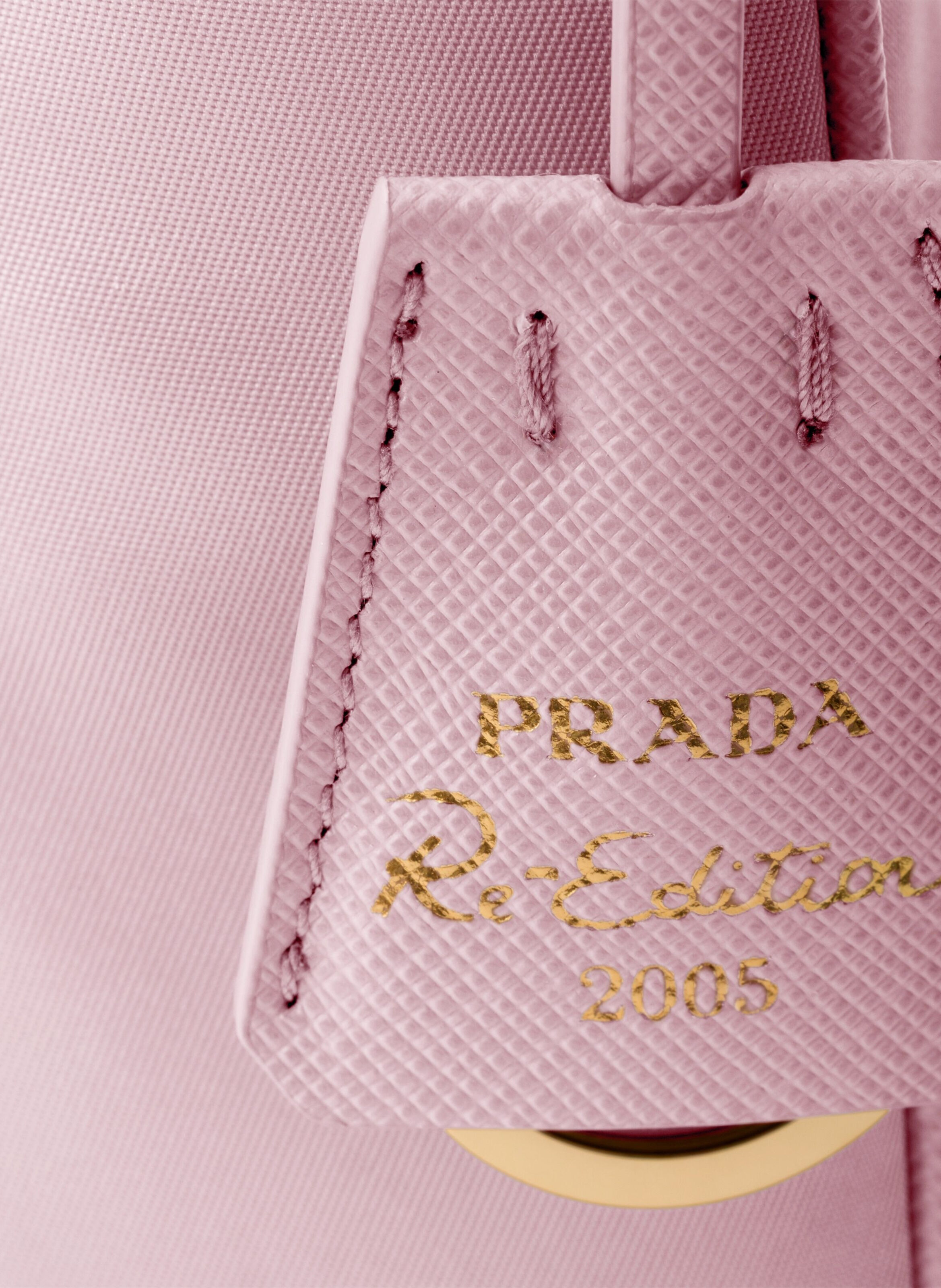 Mini sac prada re-edition 2005 en re-nylon PRADA Rose