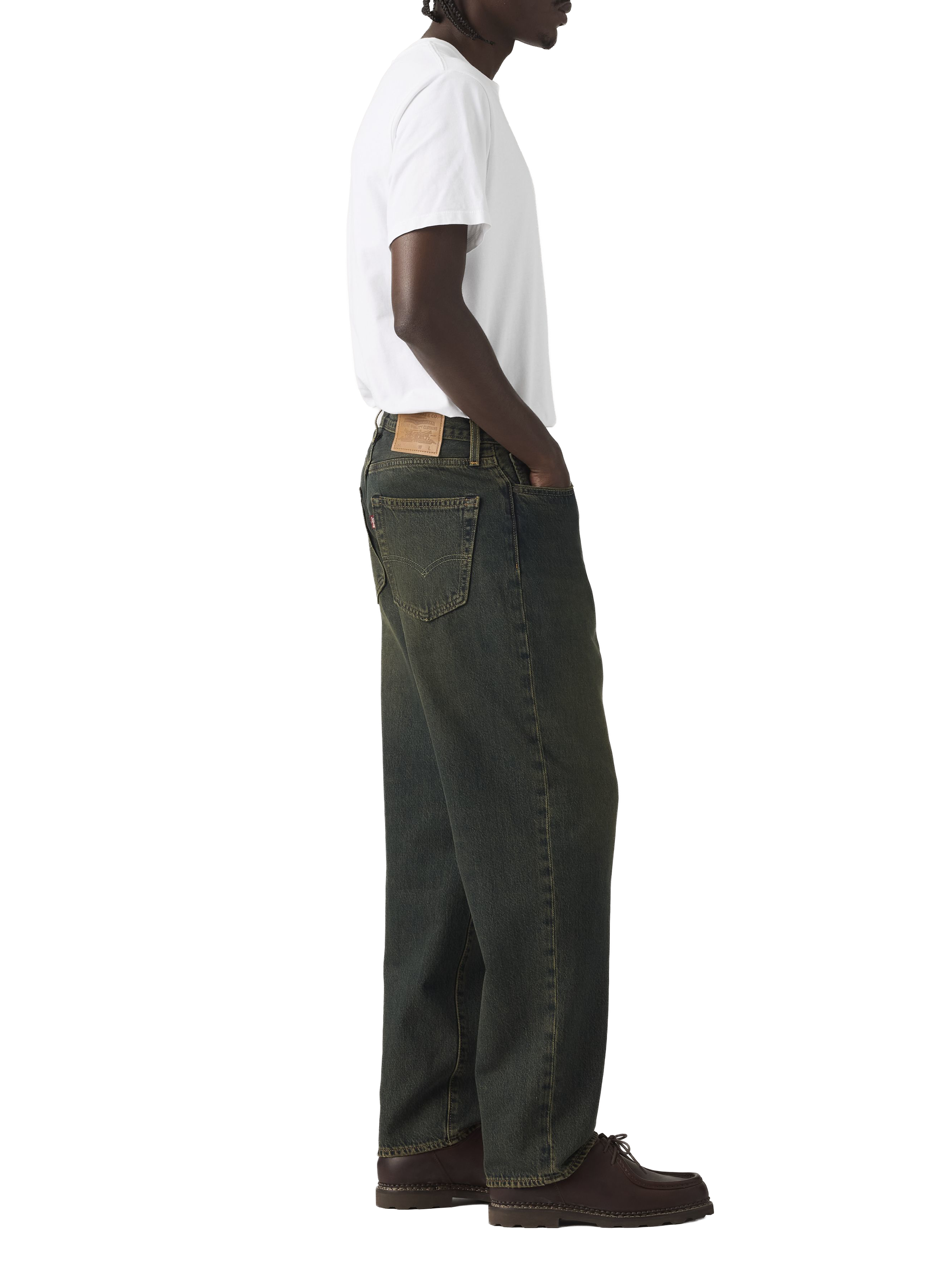 Straight Leg Jeans 568 in Cotton LEVI'S Blue