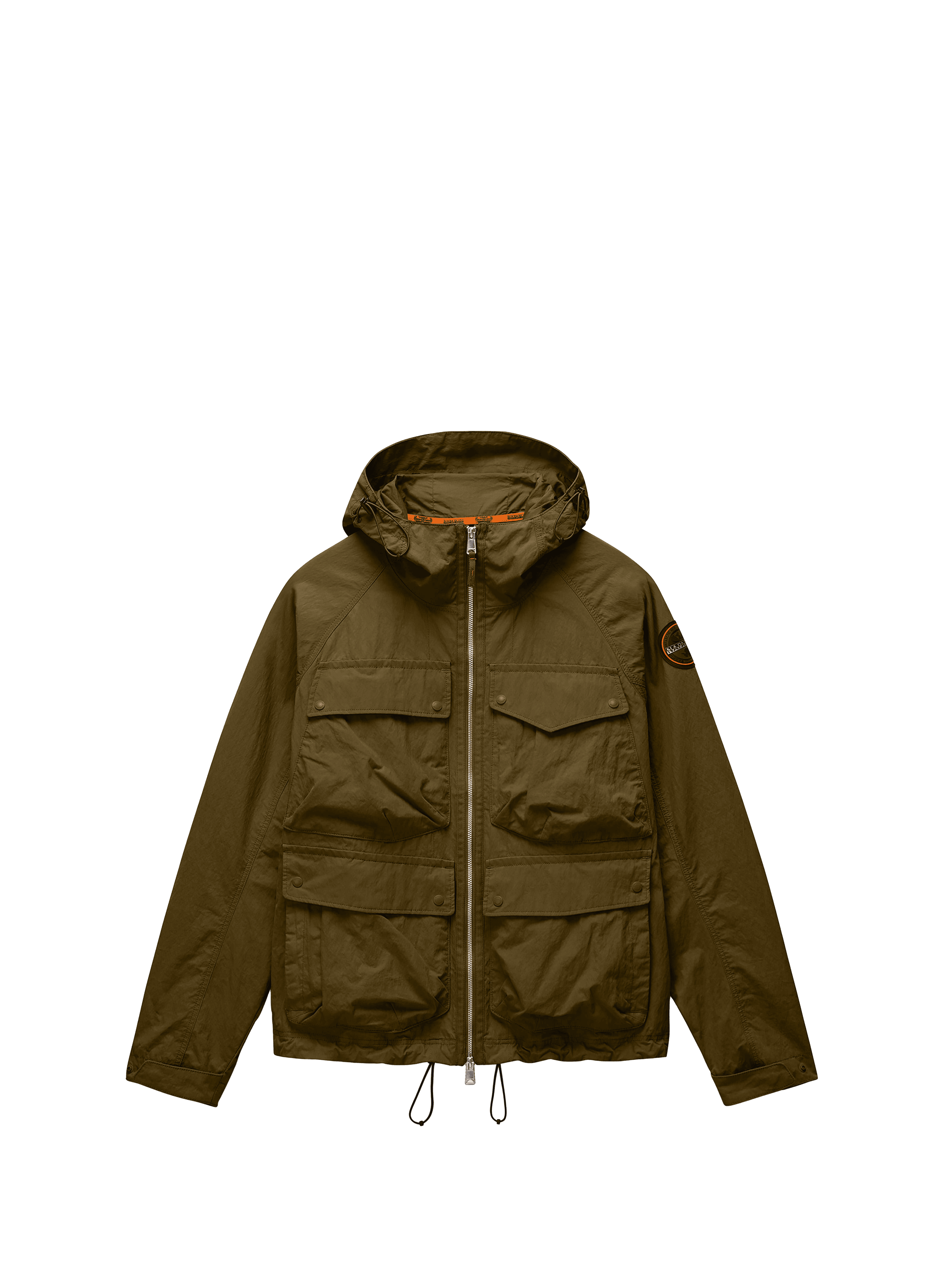 Veste à capuche Rivalto en coton mélangé NAPAPIJRI Kaki