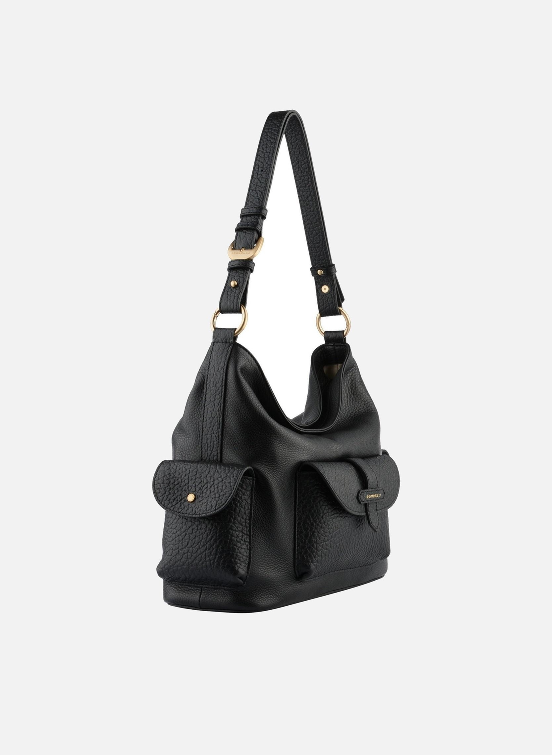 Reporter | sac porté épaule POURCHET Noir