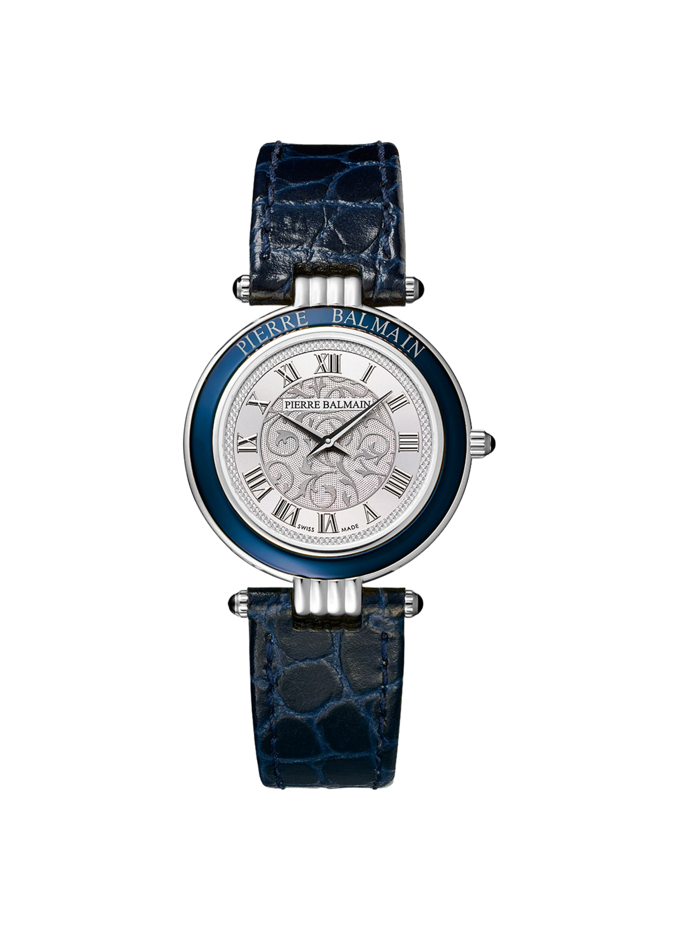 Montre quartz Haute Elegance en cuir de veau BALMAIN WATCHES Argent