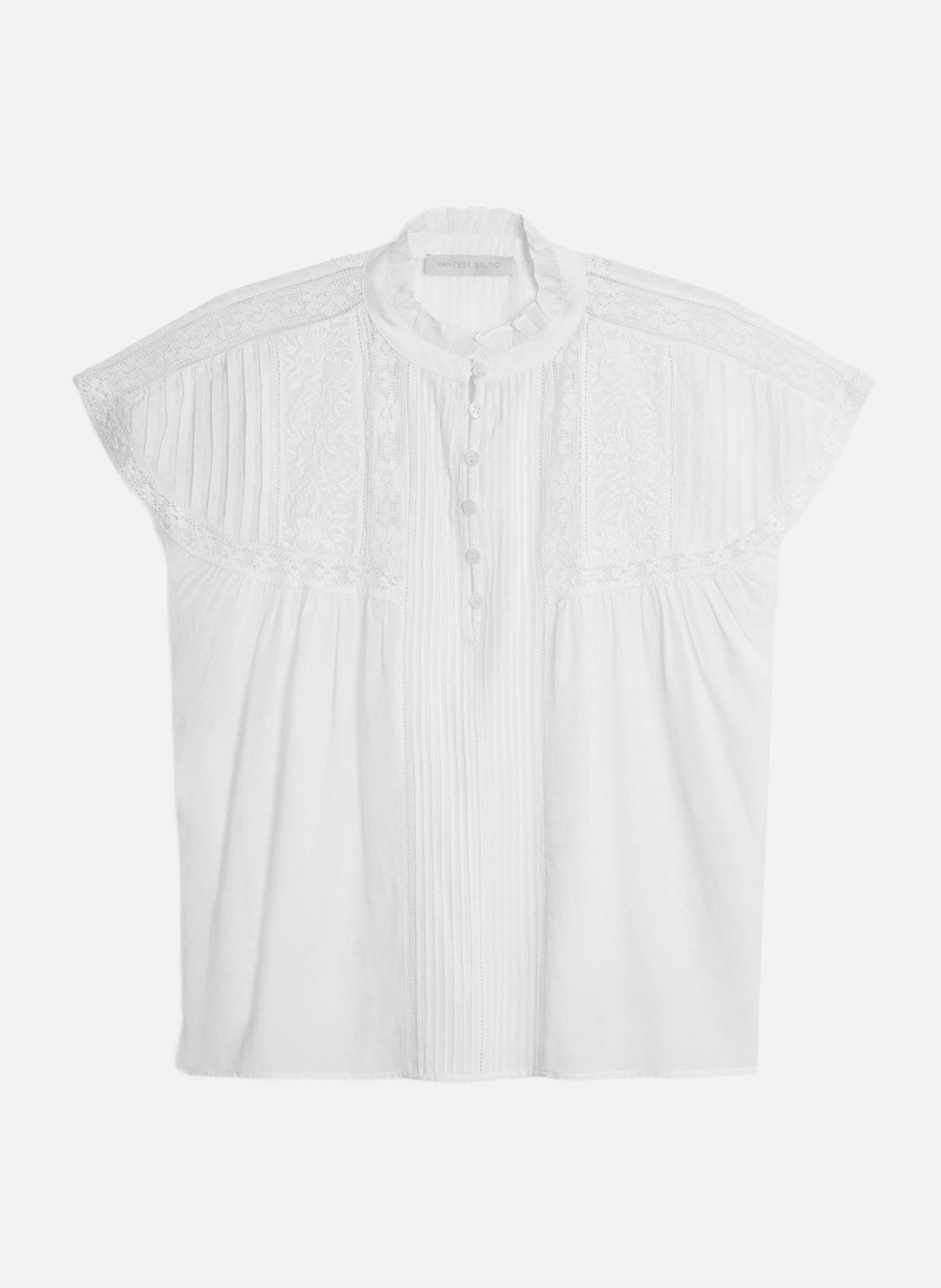 Blouse ganu VANESSA BRUNO Blanc