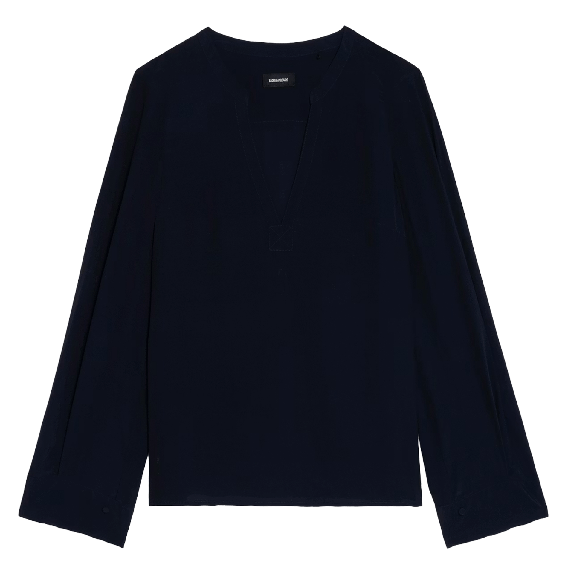 Top droit col v torny ZADIG&VOLTAIRE Bleu