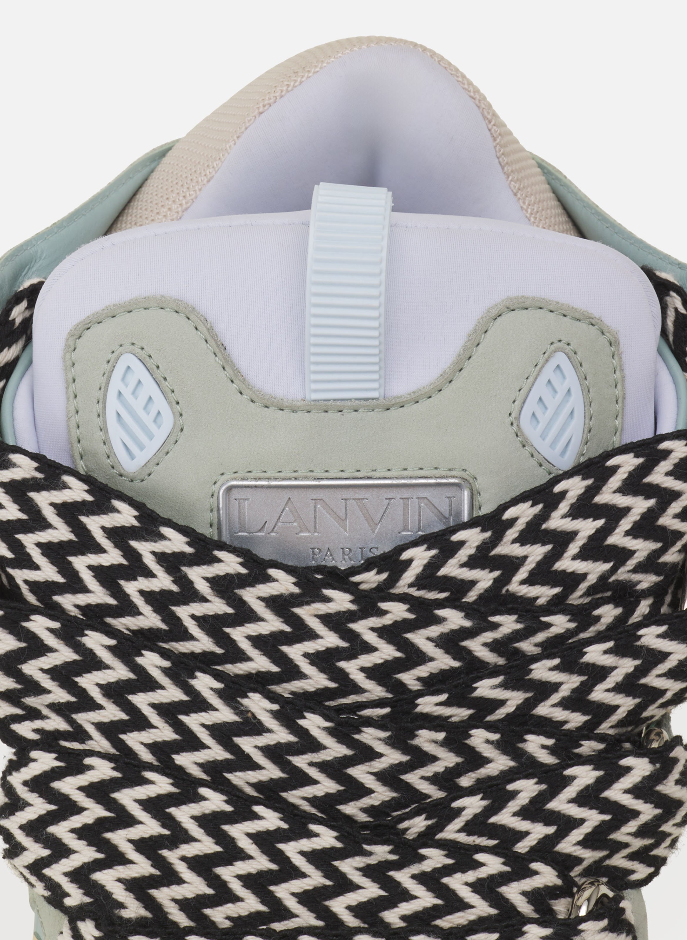Sneakers curb en cuir LANVIN Bleu