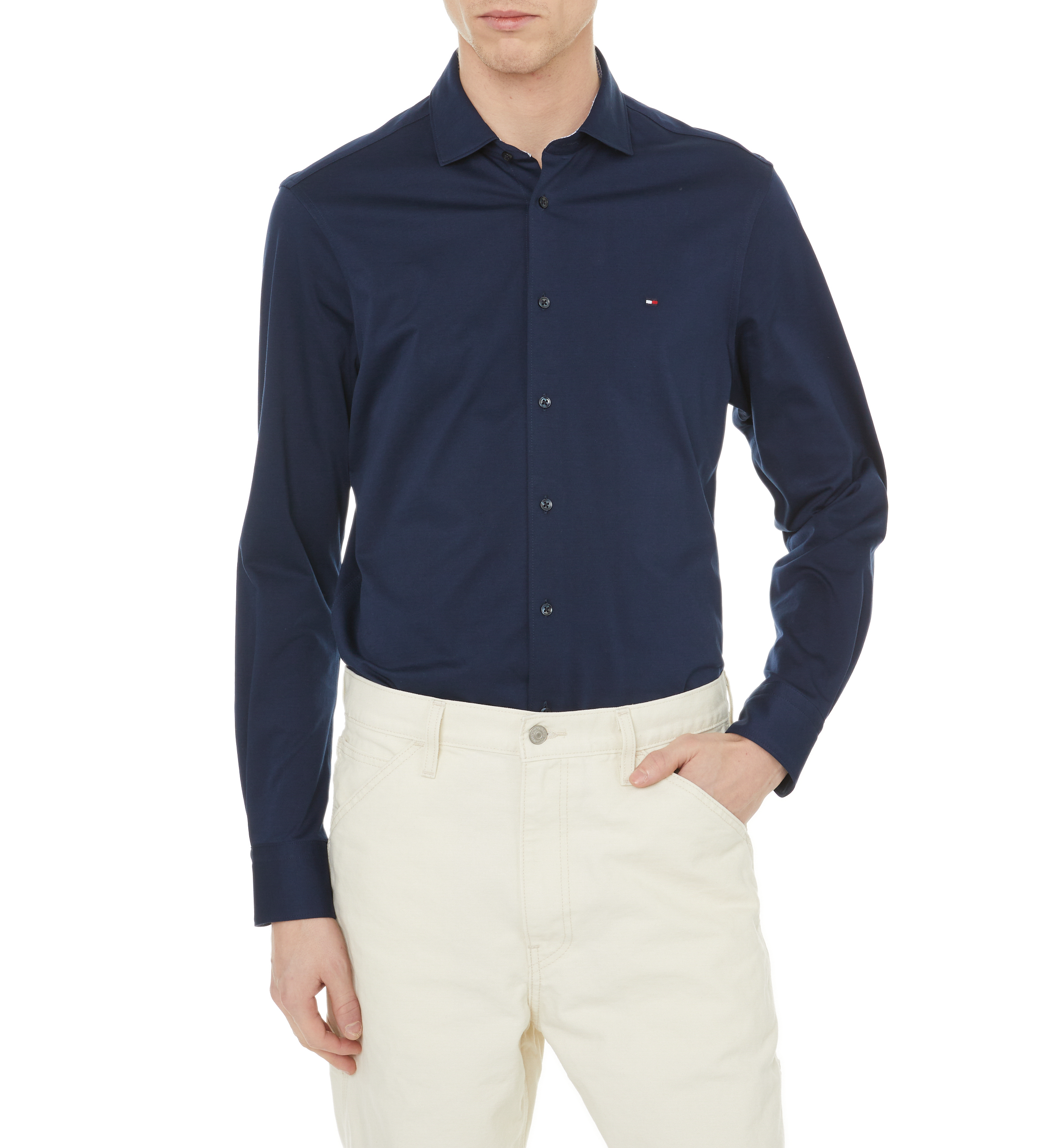 Cotton shirt  TOMMY HILFIGER Blue