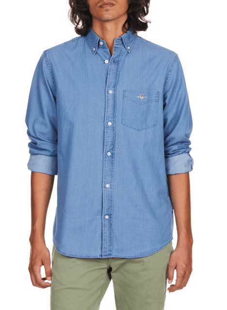 Chemise en coton GANT Bleu