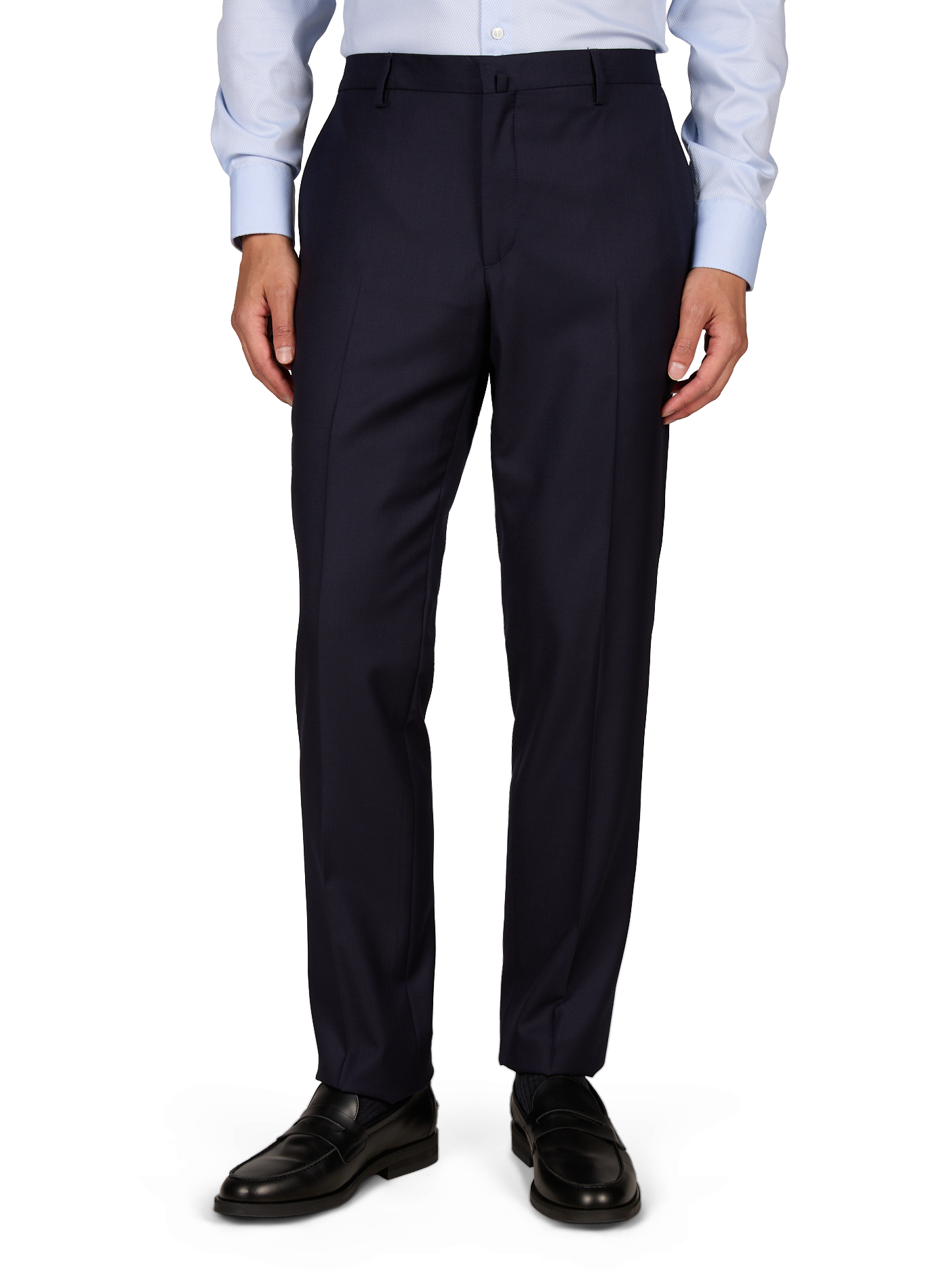 Tweedelig wollen kostuum. HACKETT Blauw