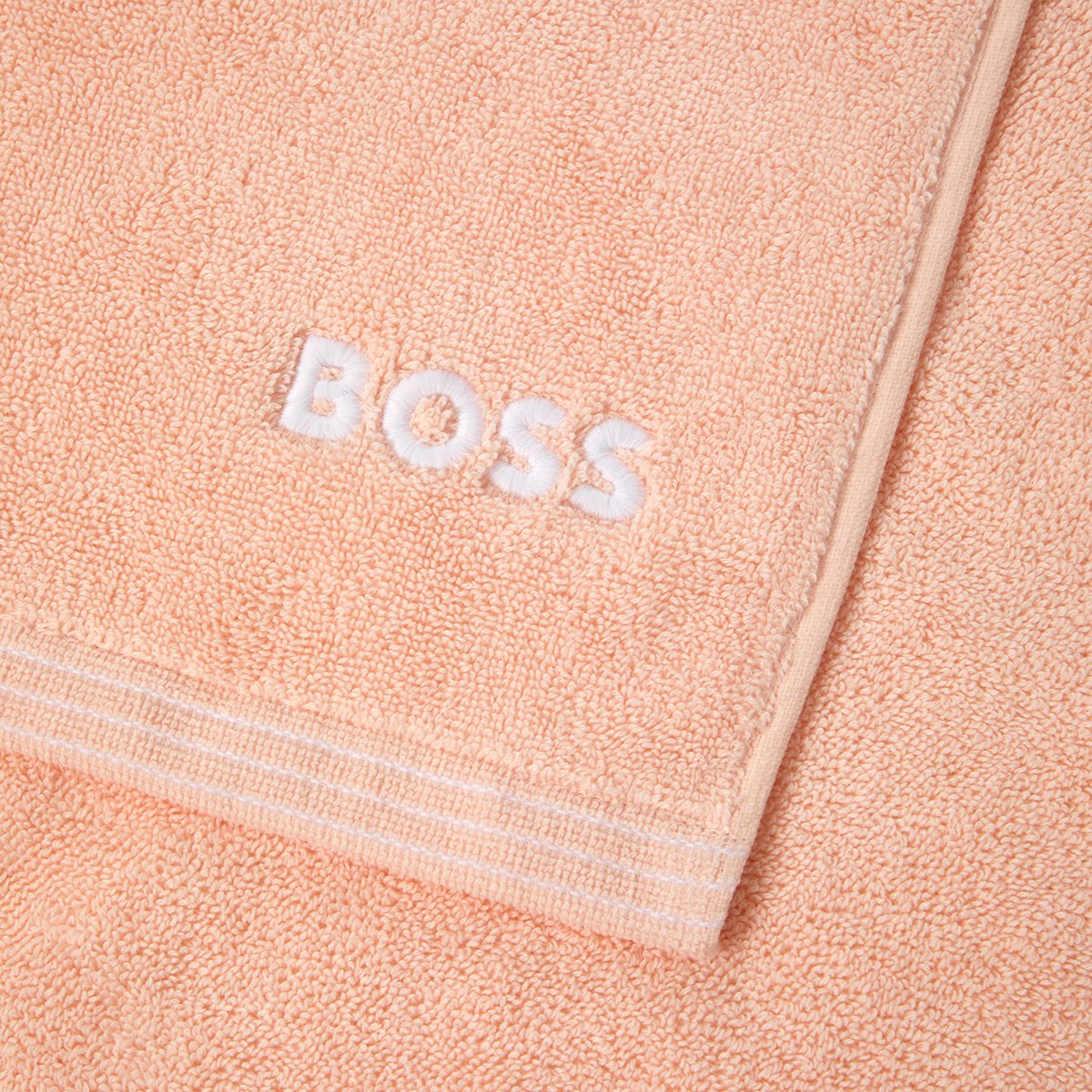 Serviette de toilette  en coton, edge | Beige BOSS HOME Maison